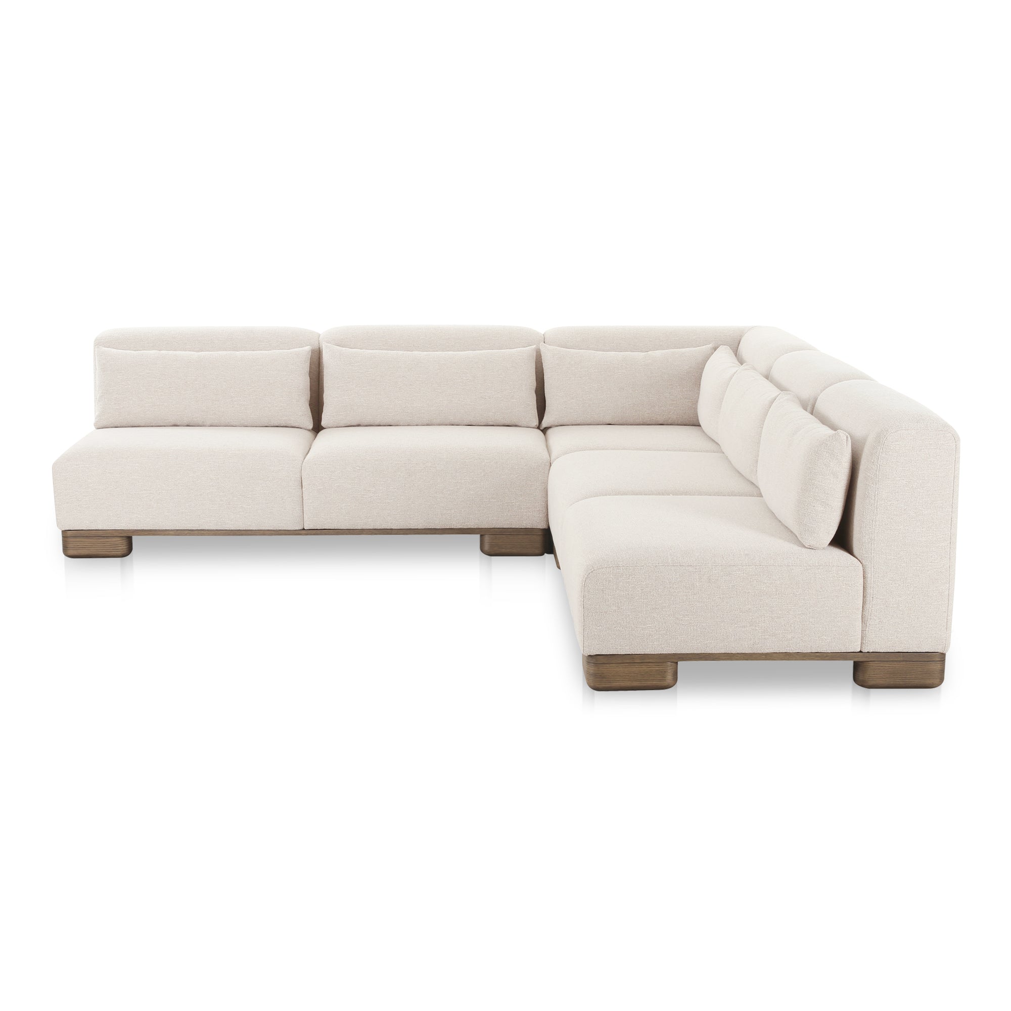 June Corner Modular Sectional Oatmeal - Central Designs