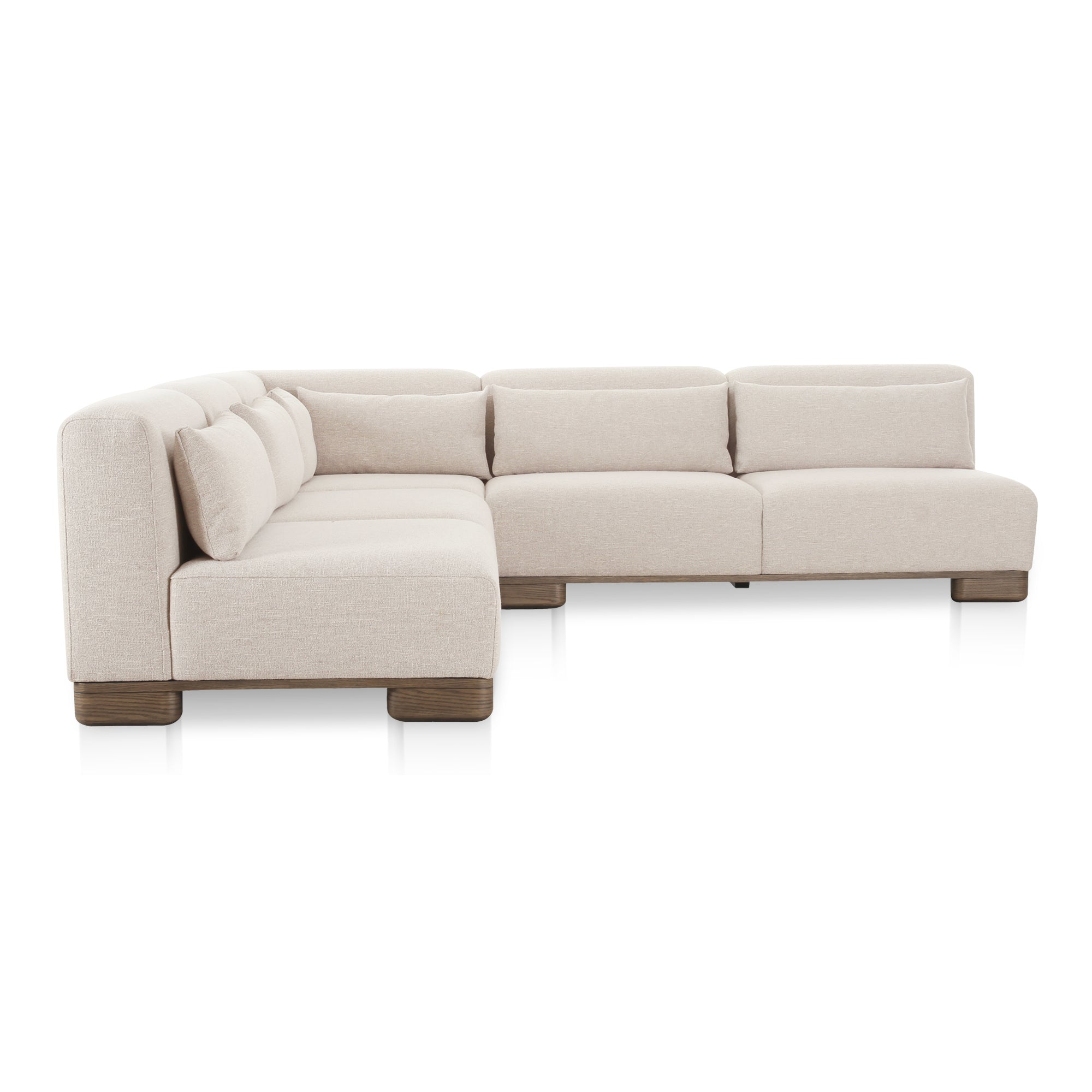 June Corner Modular Sectional Oatmeal - Central Designs