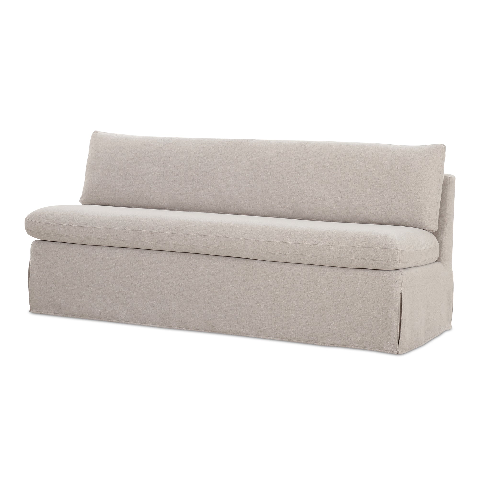 Fable Slipcover Dining Bench Beige - Central Designs