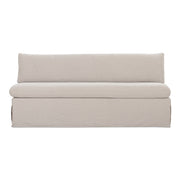 Fable Slipcover Dining Bench Beige - Central Designs