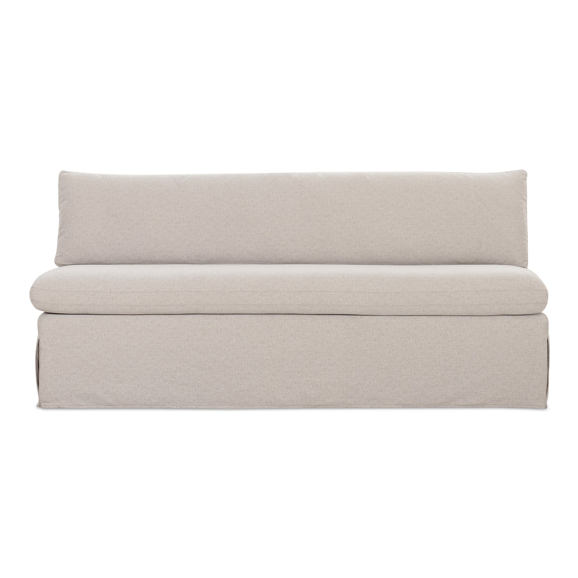 Fable Slipcover Dining Bench Beige - Central Designs