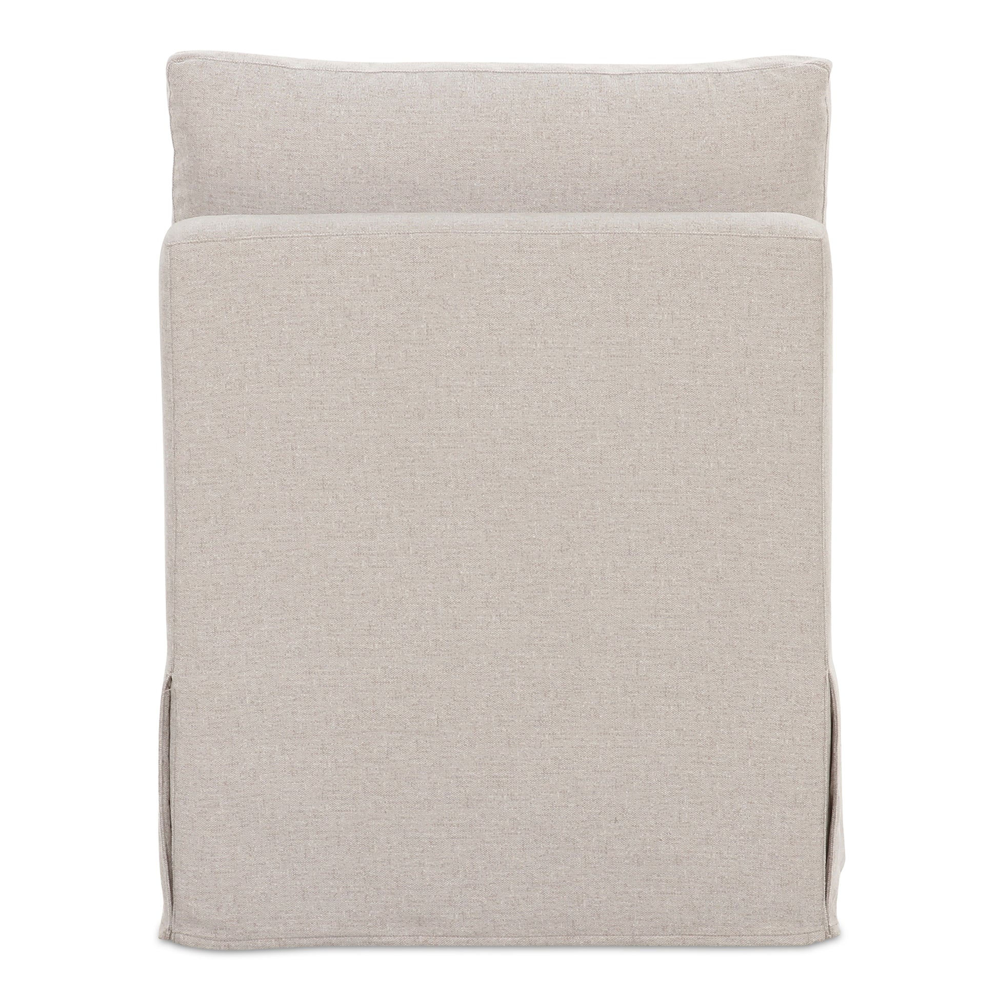 Fable Slipcover Dining Slipper Chair Beige - Central Designs