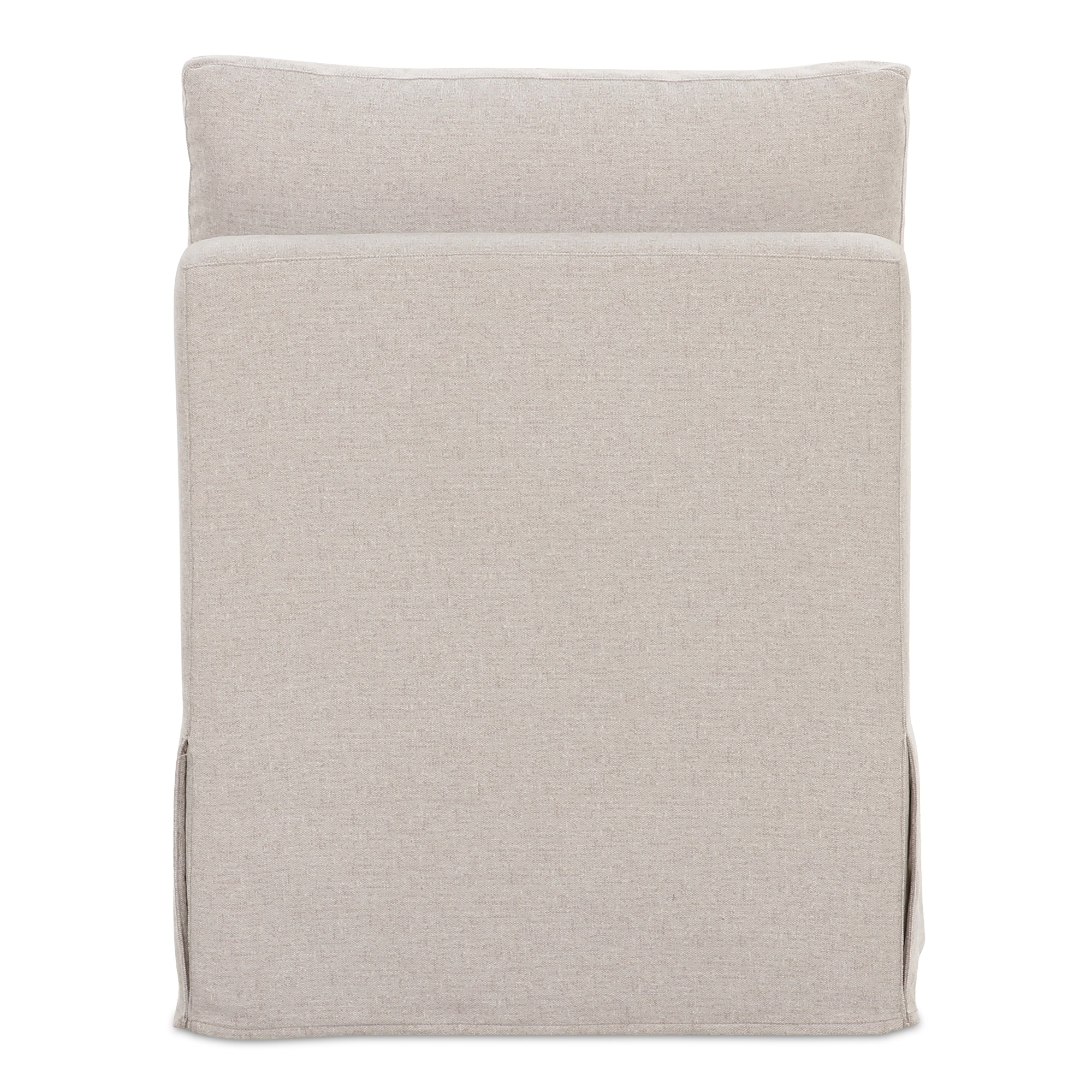 Fable Slipcover Dining Slipper Chair Beige - Central Designs