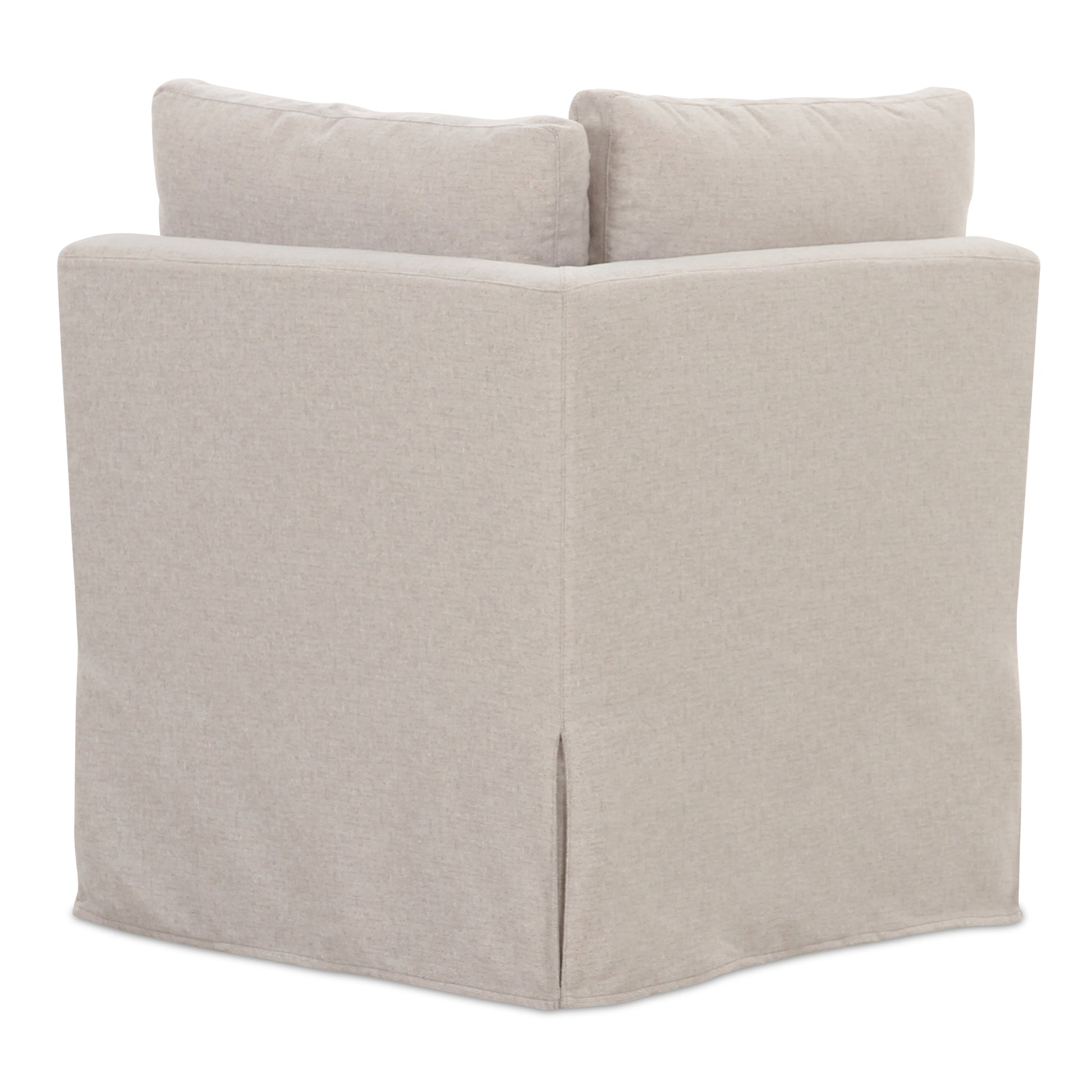 Fable Slipcover Dining Corner Chair Beige - Central Designs