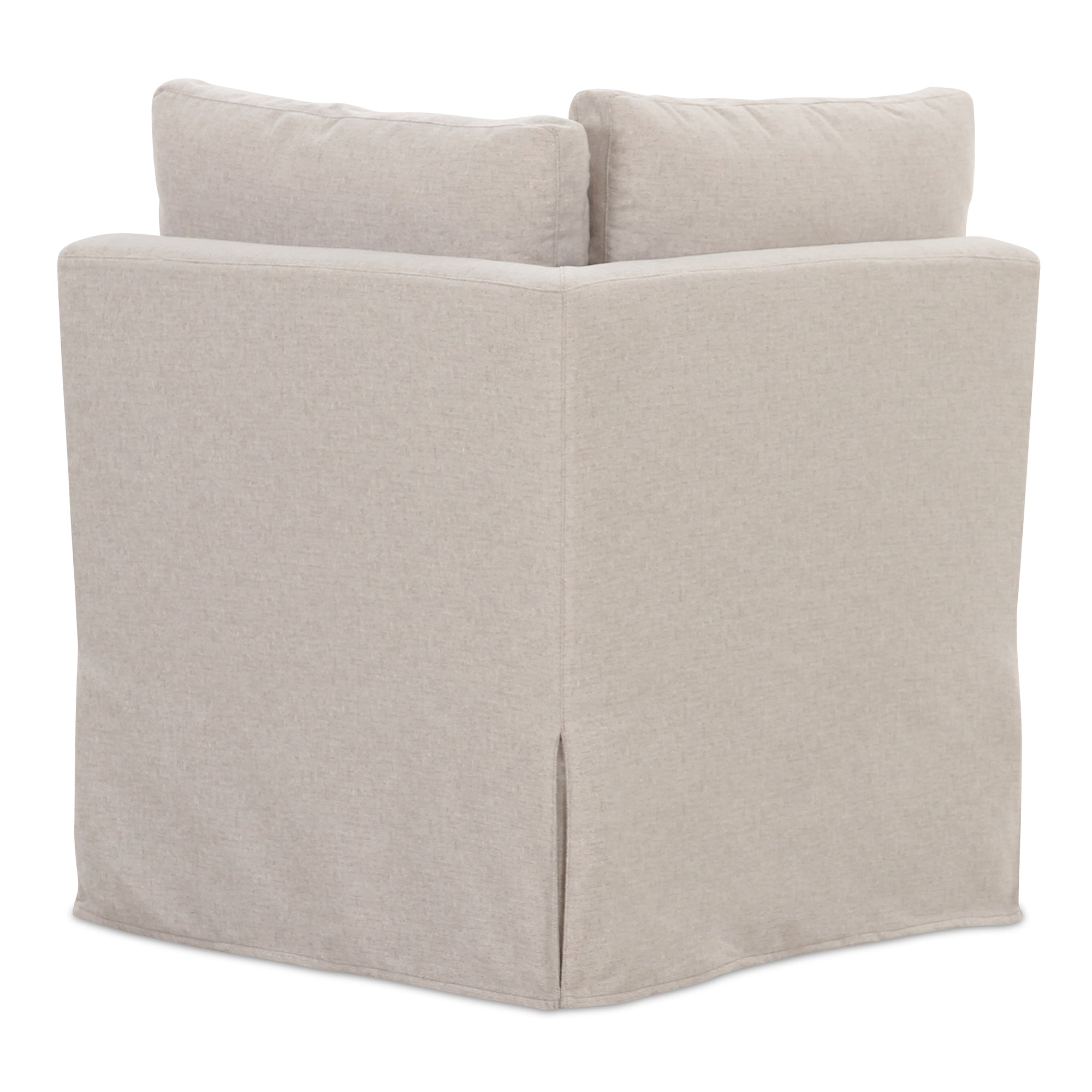 Fable Slipcover Dining Corner Chair Beige - Central Designs