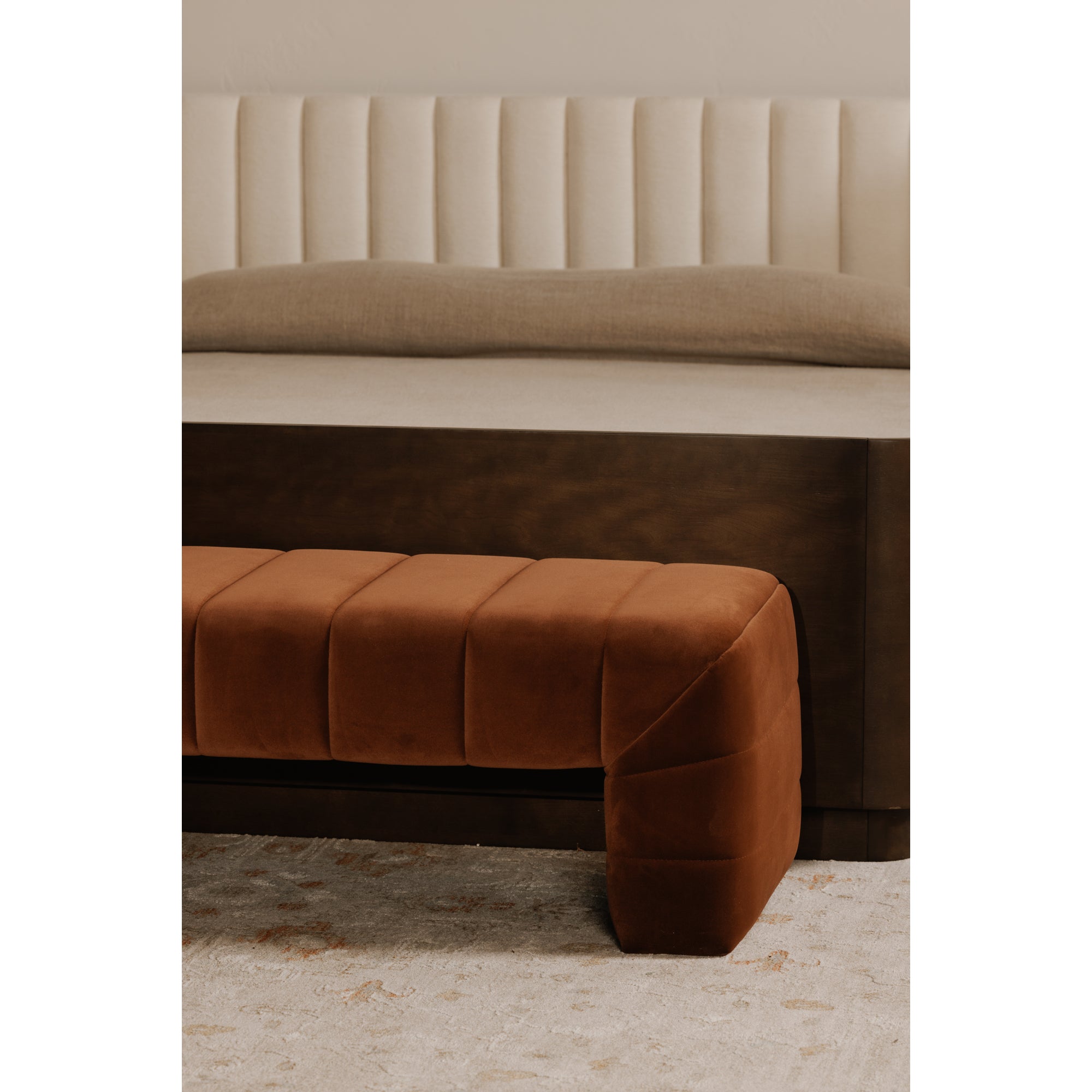 Verity Bench Warm Brown - Central Designs