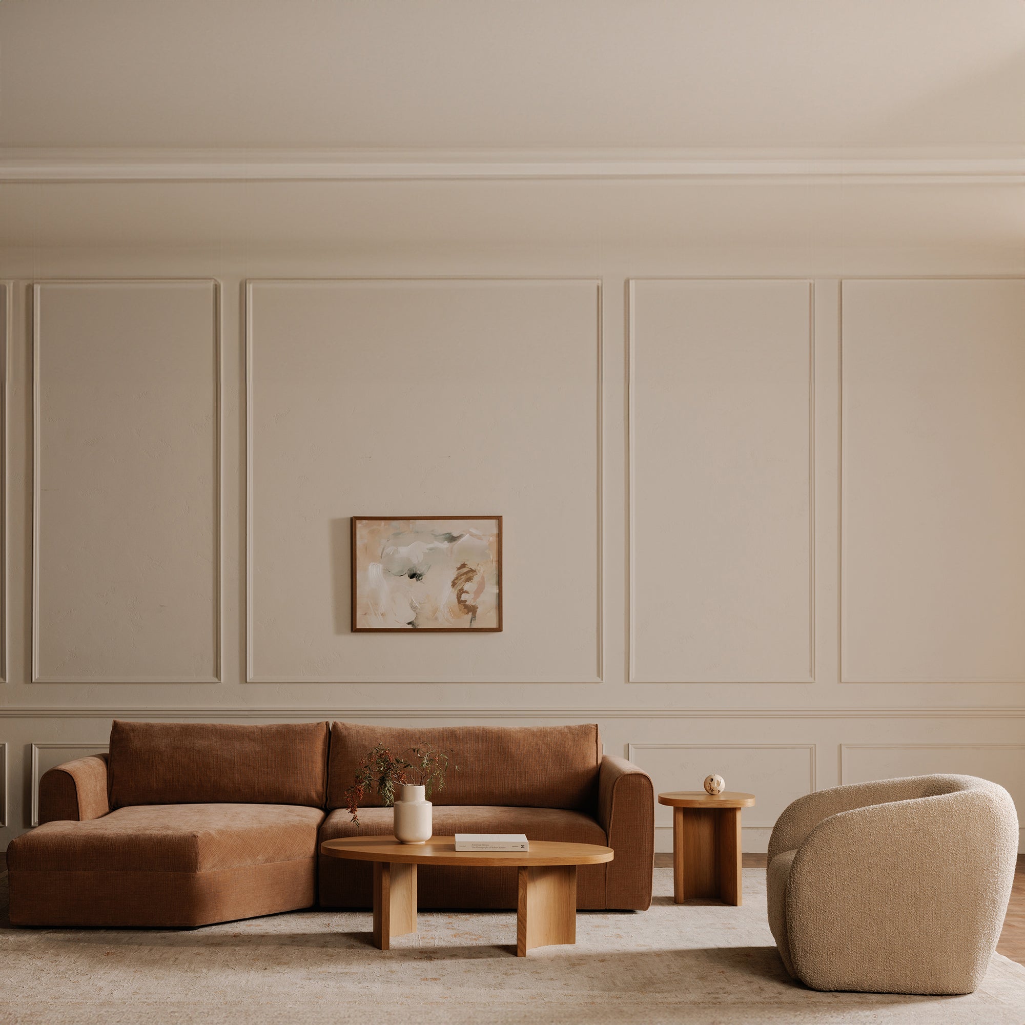 Madrid Left Sectional Heritage Pink - Central Designs