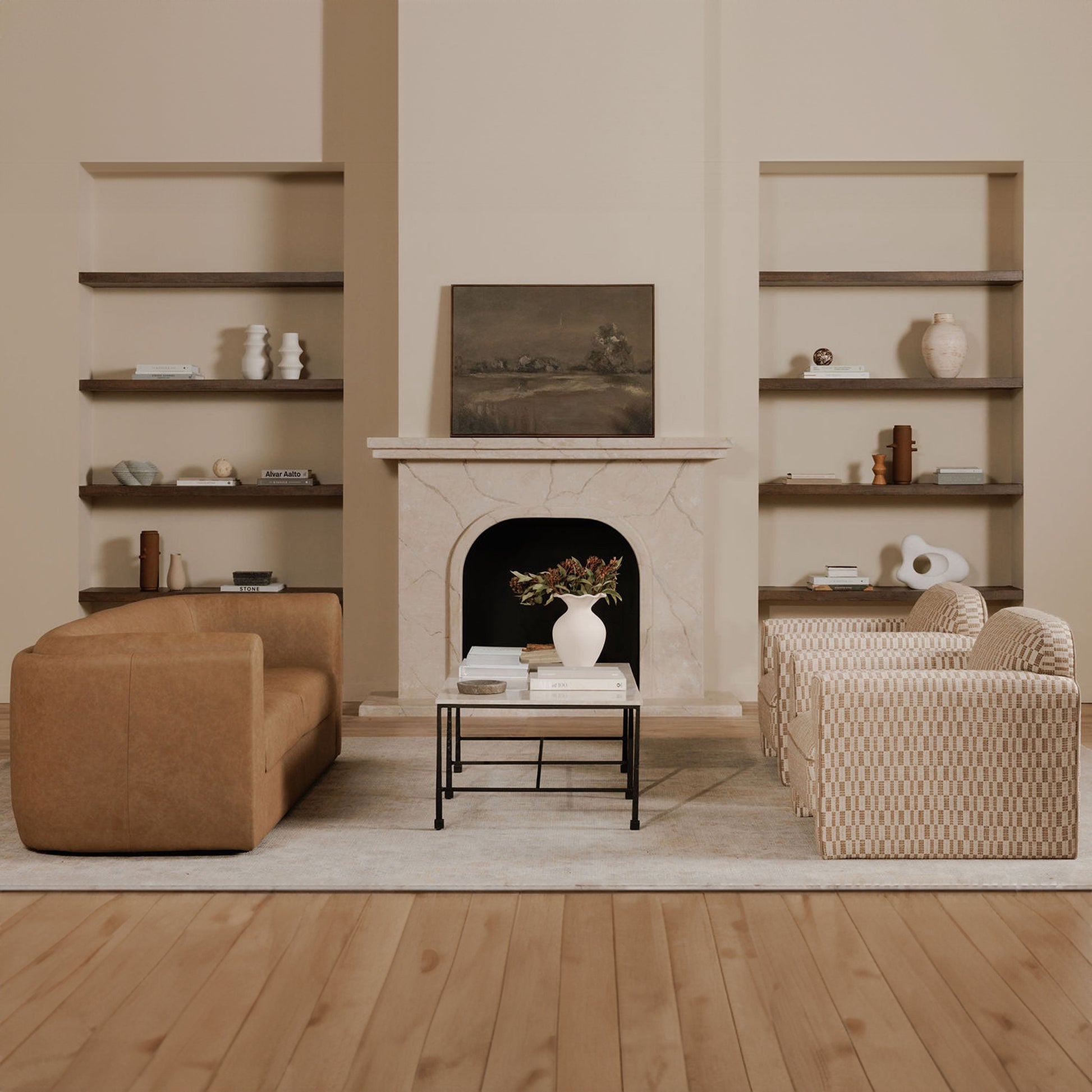 Leo Accent Chair Taupe - Central Designs