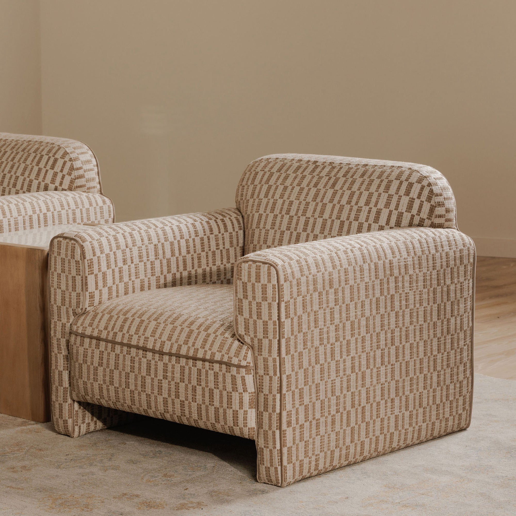 Leo Accent Chair Taupe - Central Designs