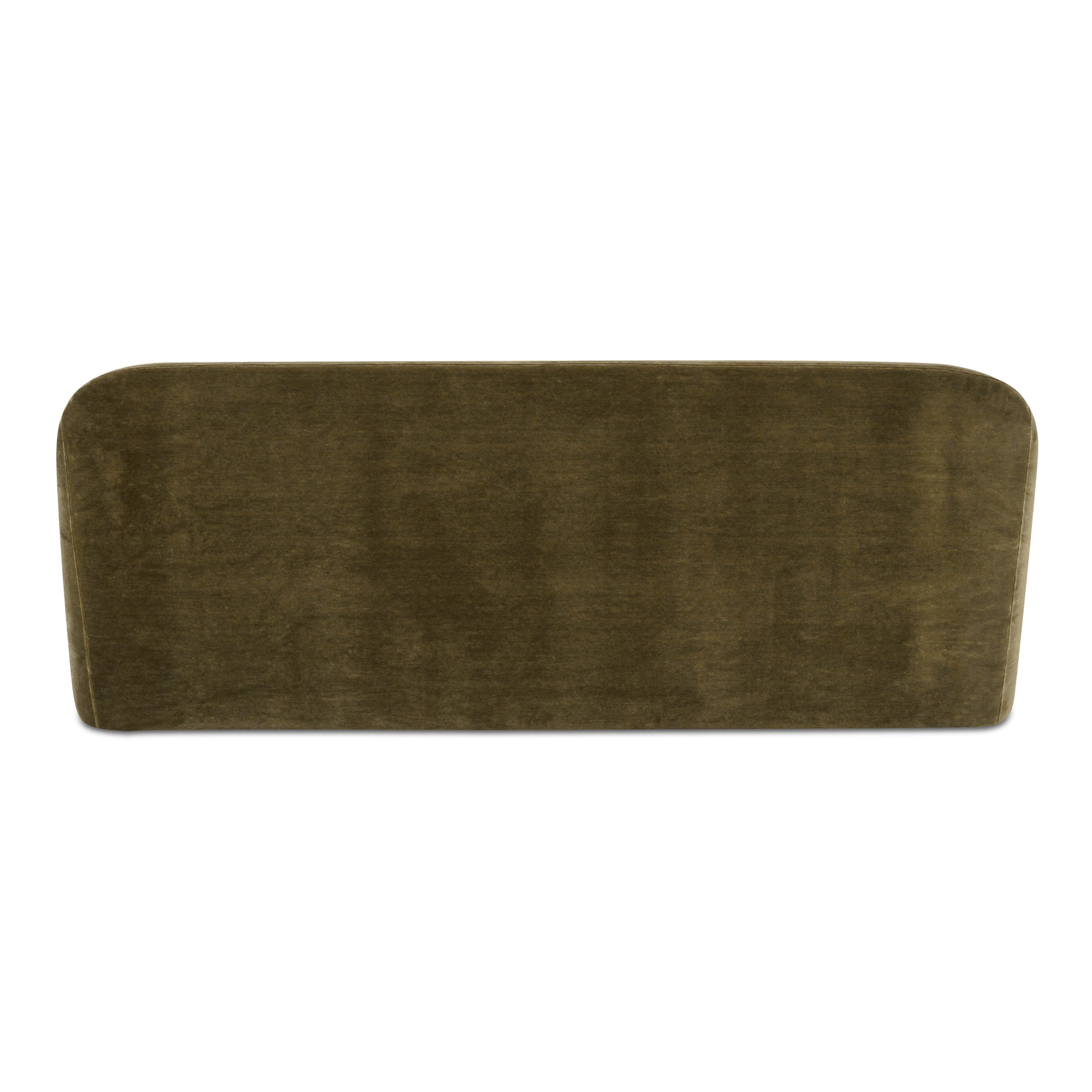 Rialto Sofa Dark Green Faux Mohair - Central Designs