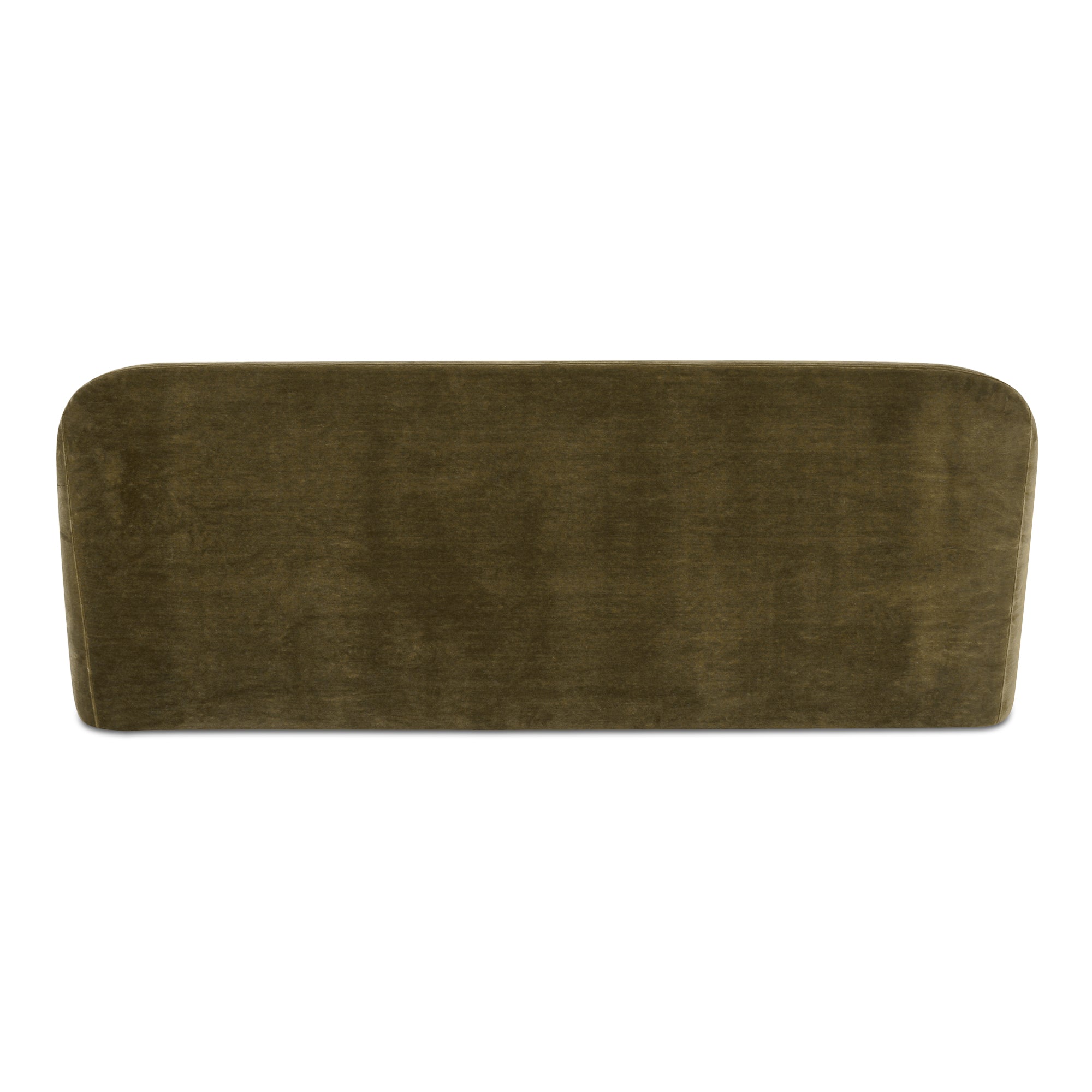 Rialto Sofa Dark Green Faux Mohair - Central Designs