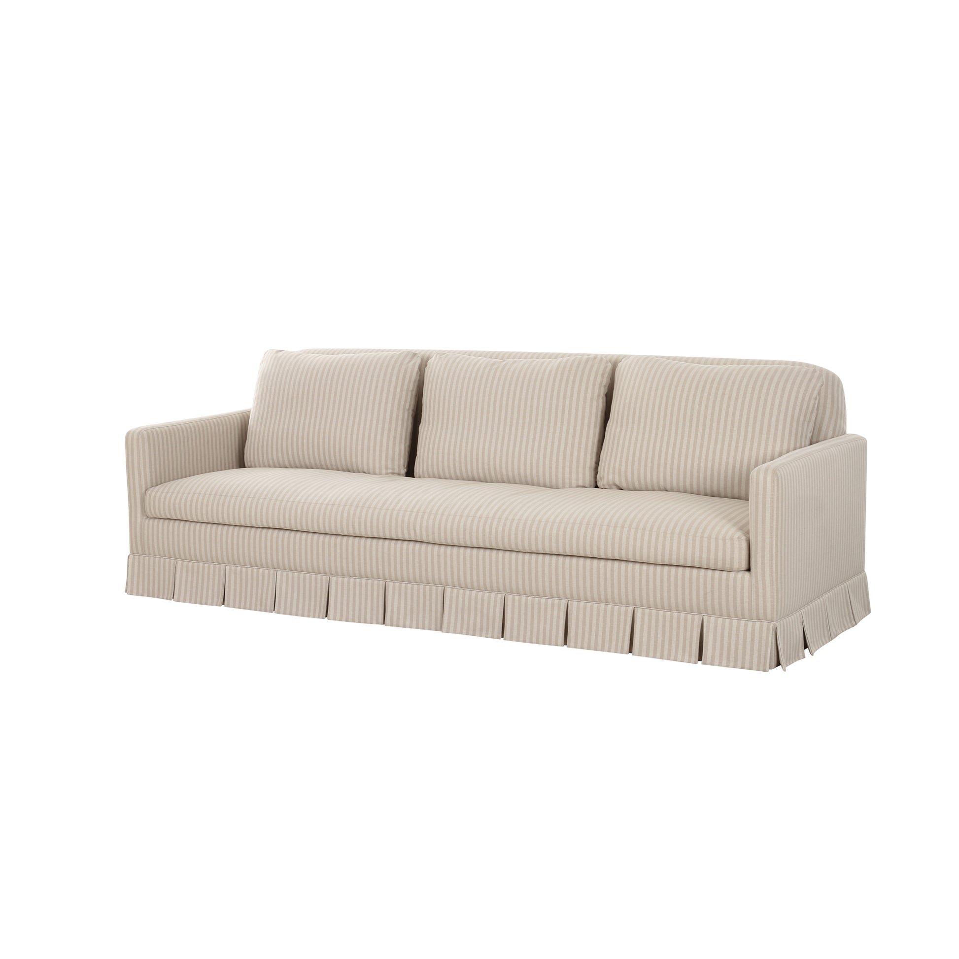 Pellicano Sofa Beige Stripe - Central Designs
