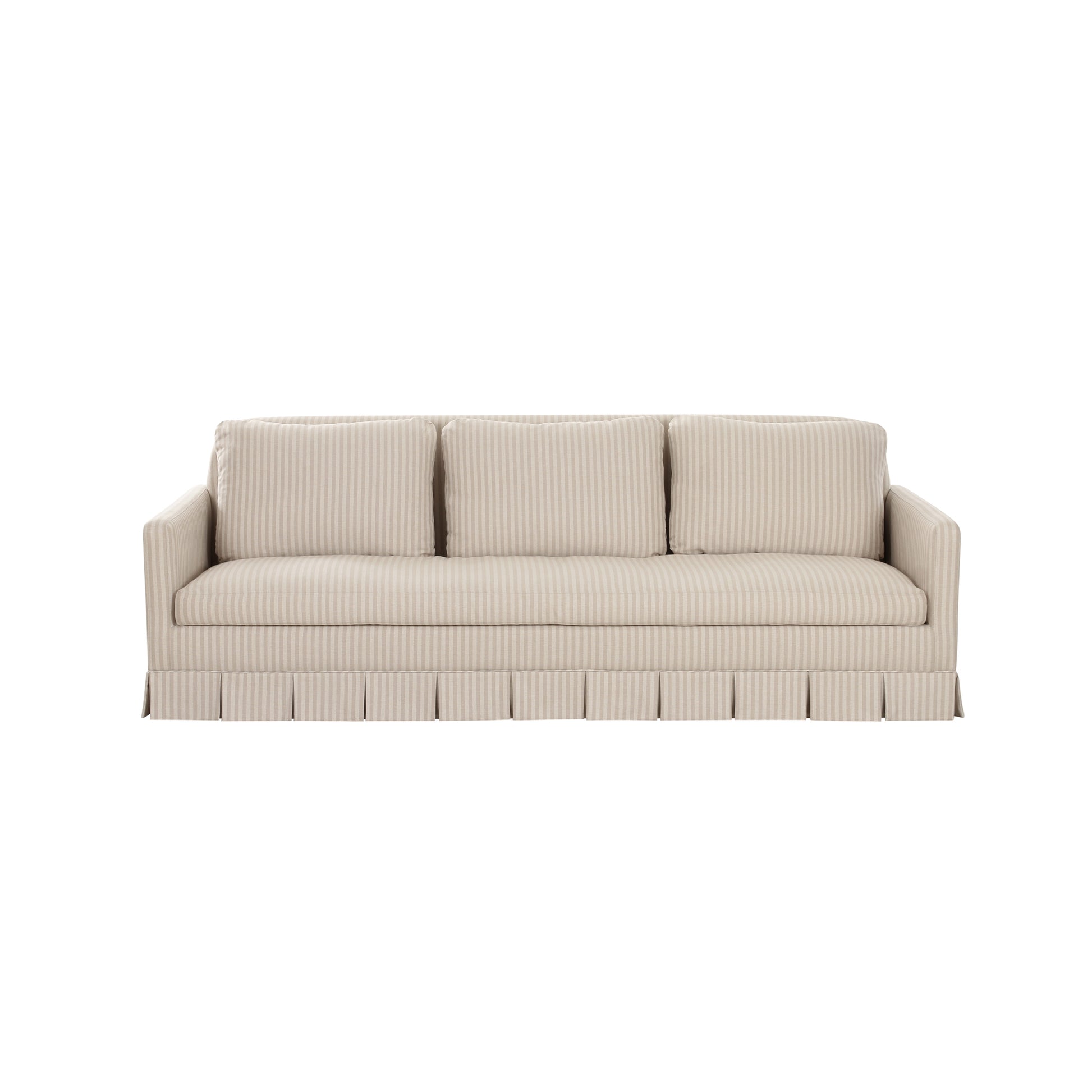 Pellicano Sofa Beige Stripe - Central Designs