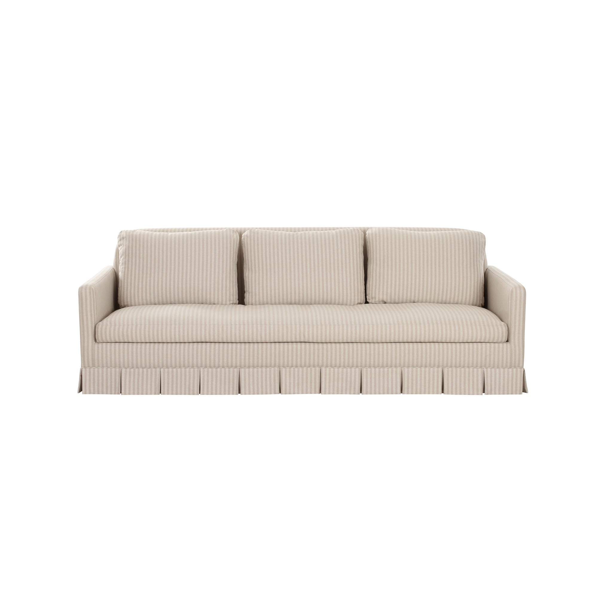 Pellicano Sofa Beige Stripe - Central Designs