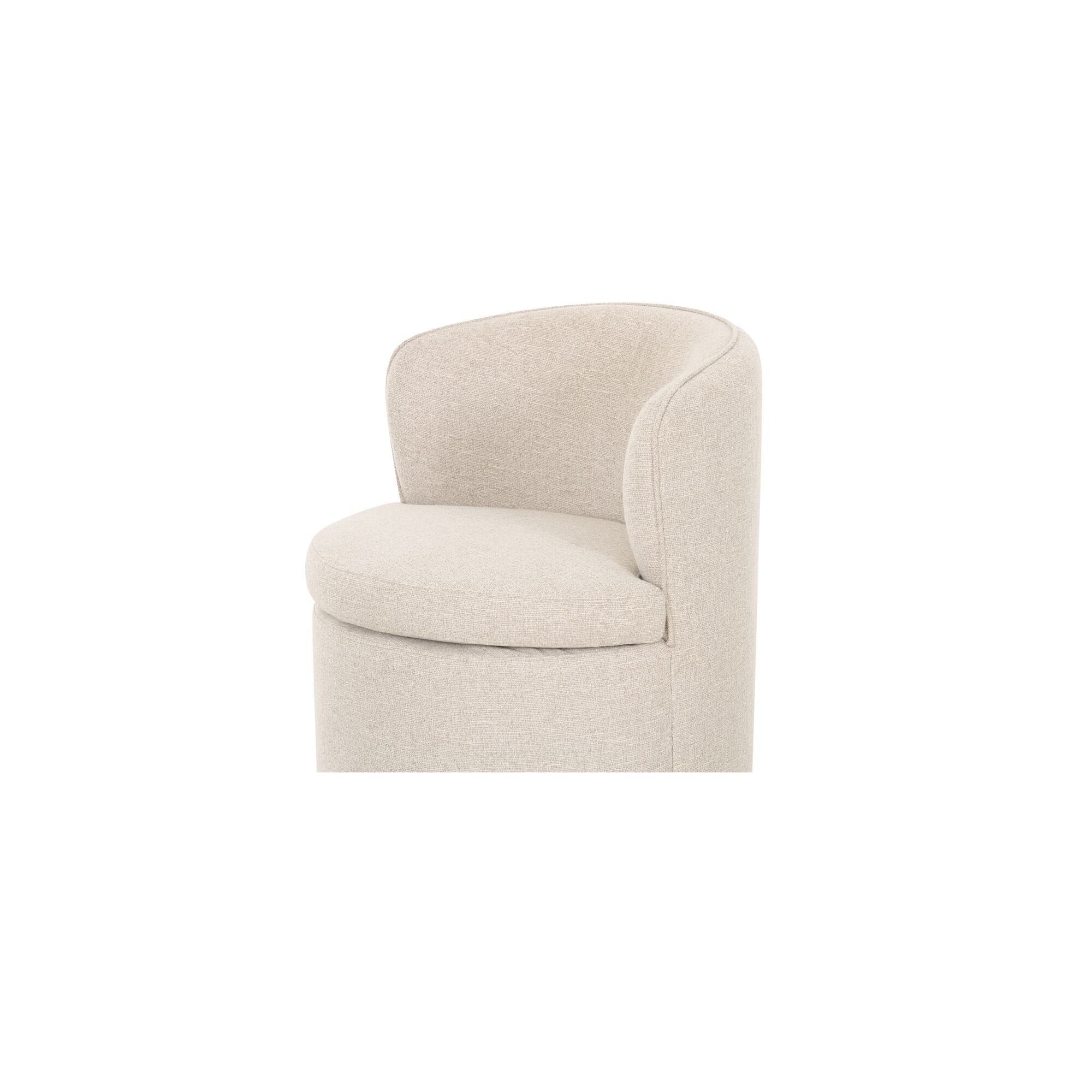 Dane Swivel Dining Chair Oatmeal - Central Designs