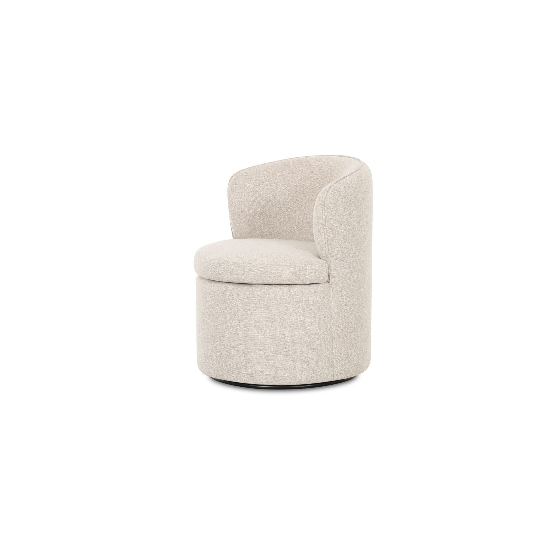 Dane Swivel Dining Chair Oatmeal - Central Designs
