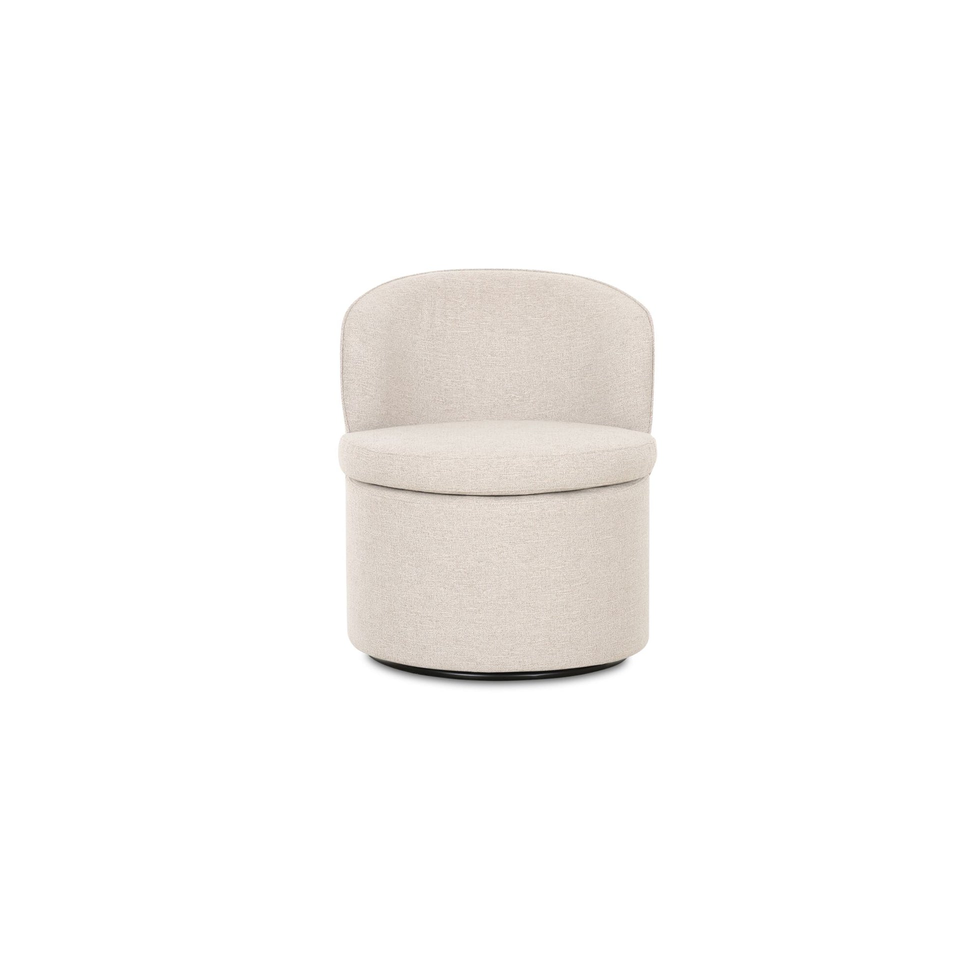 Dane Swivel Dining Chair Oatmeal - Central Designs