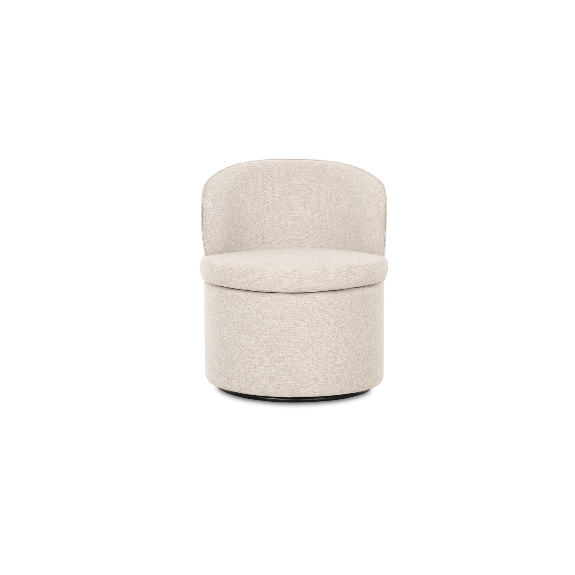 Dane Swivel Dining Chair Oatmeal - Central Designs