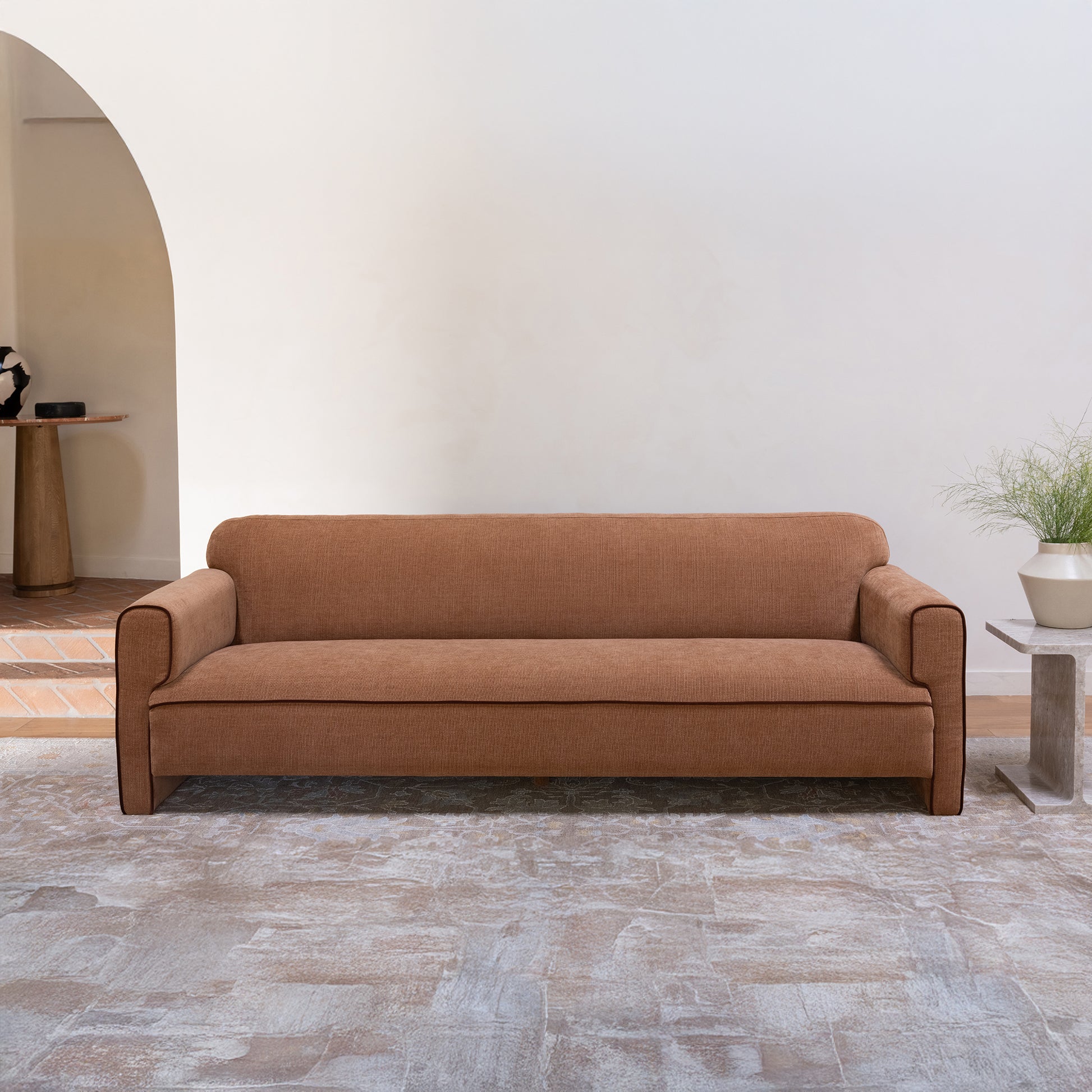 Leo Sofa Light Brown - Central Designs