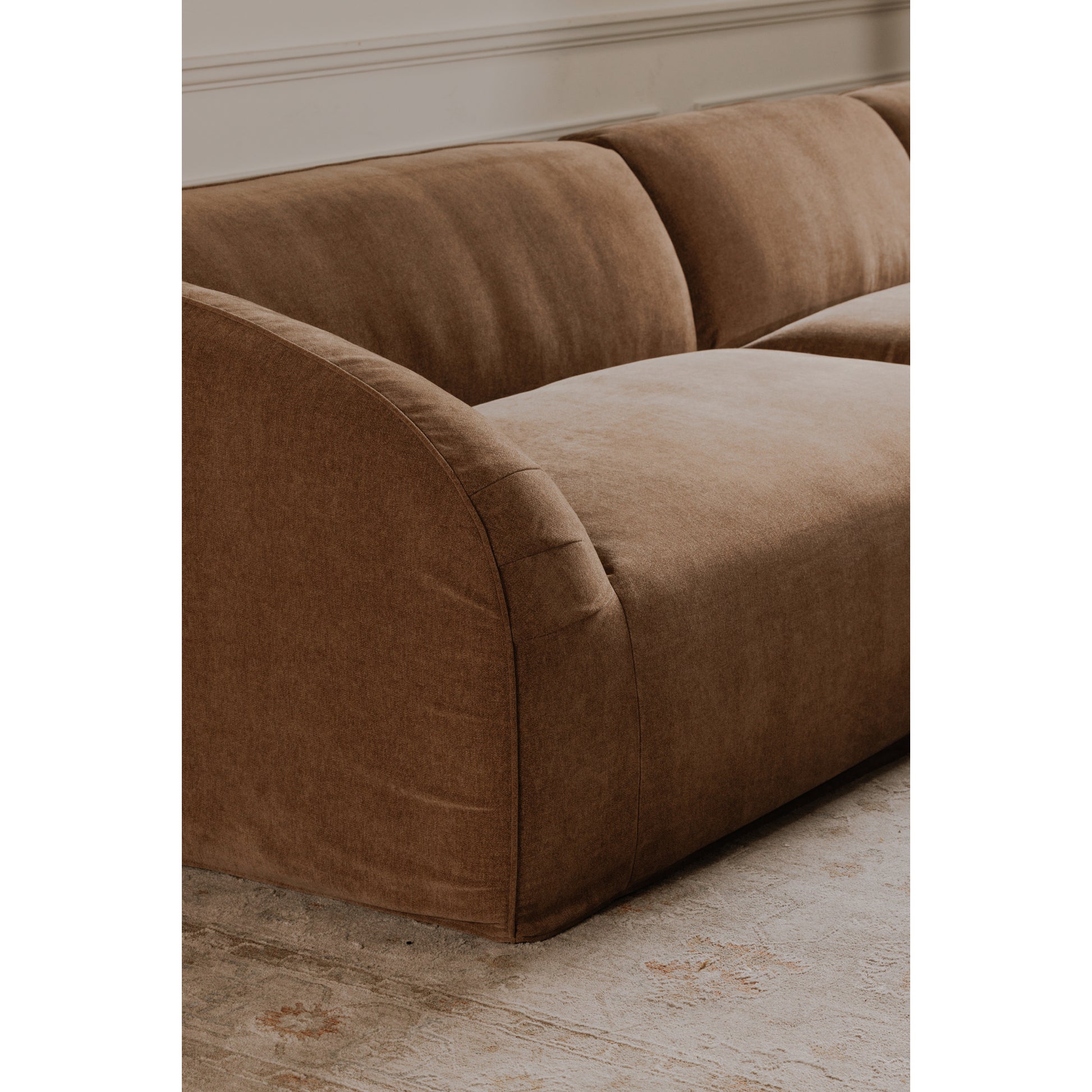 Isla Left Arm Facing Chair Mocha - Central Designs