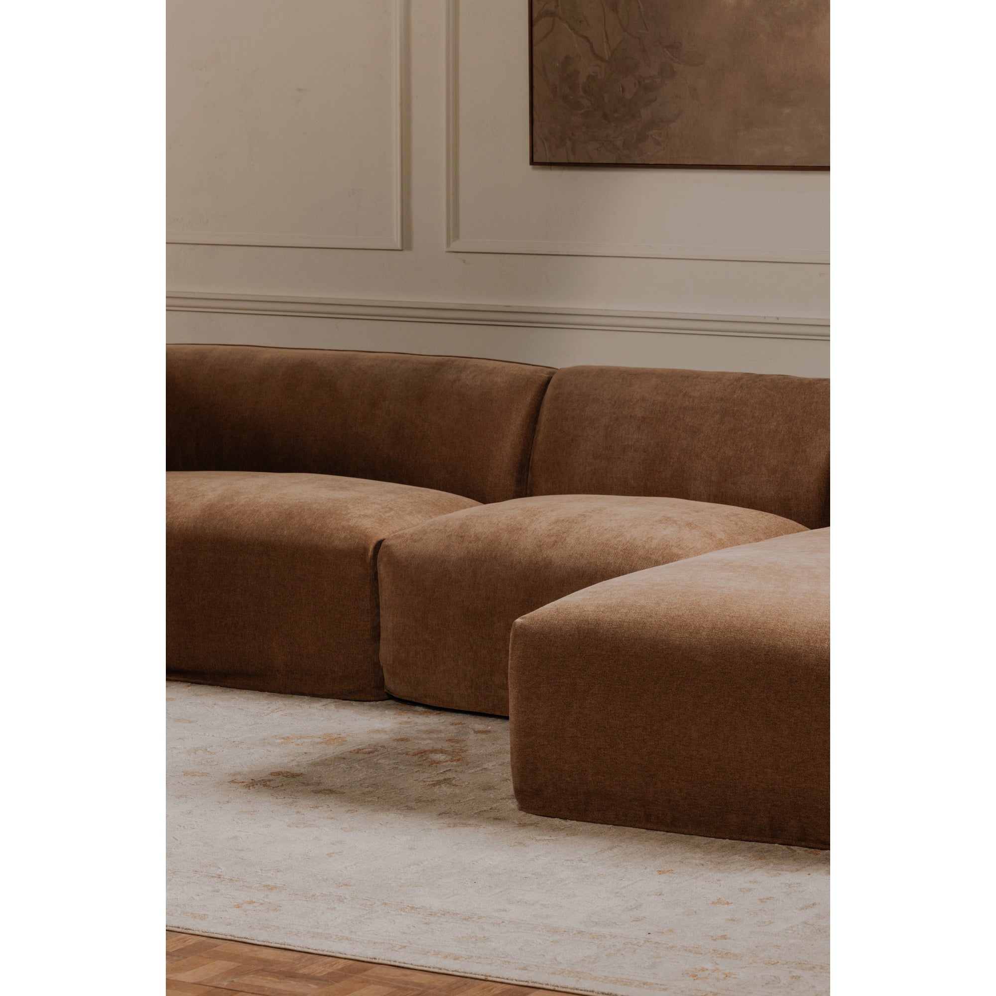 Isla Left Arm Facing Chair Mocha - Central Designs