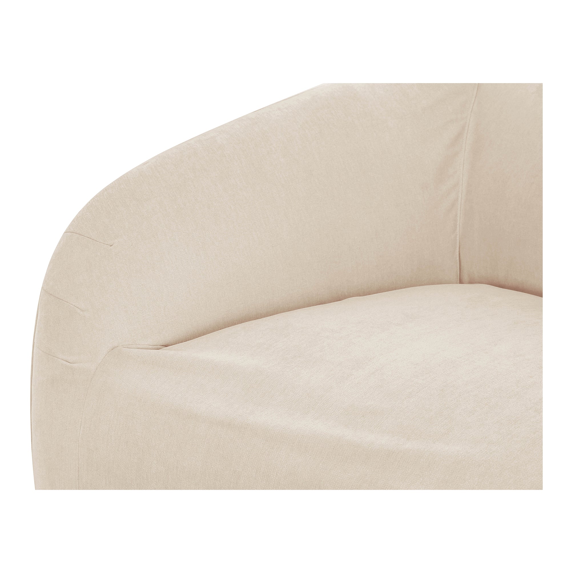 Isla Left Arm Facing Chair Beige - Central Designs