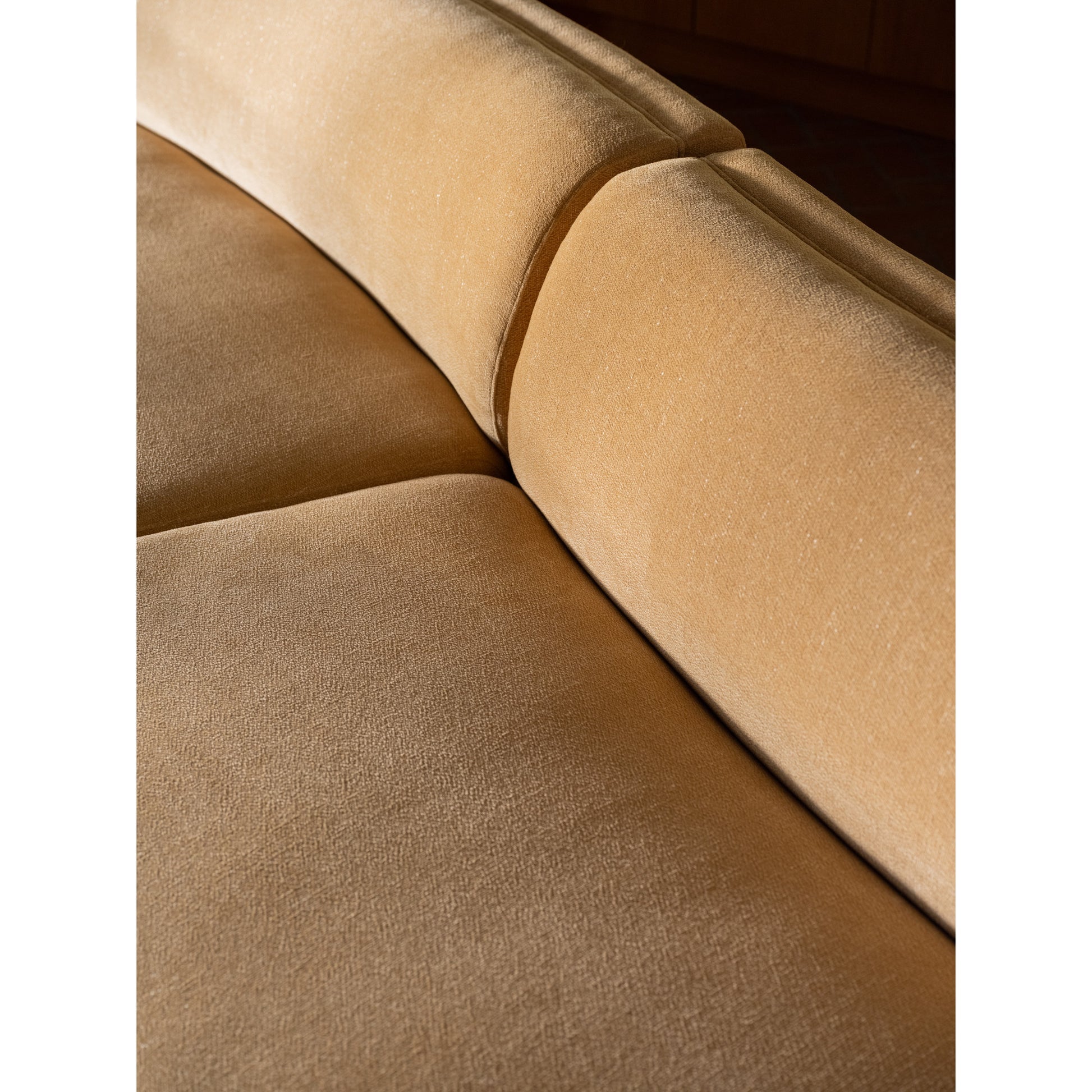 Naomi Convex Sofa Golden Yellow - Central Designs