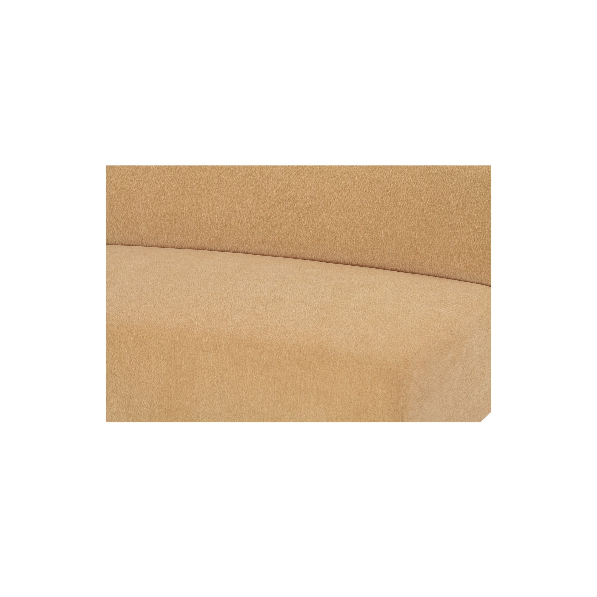 Naomi 2 Piece Concave Modular Sectional Golden Yellow - Central Designs