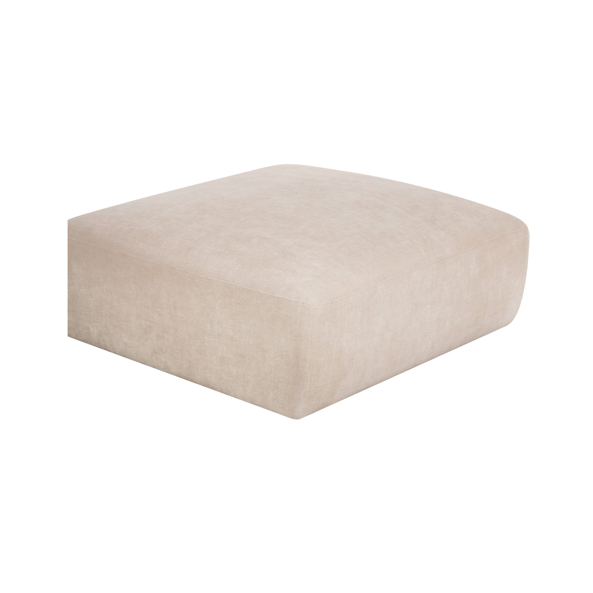 Matina Ottoman Oatmeal - Central Designs