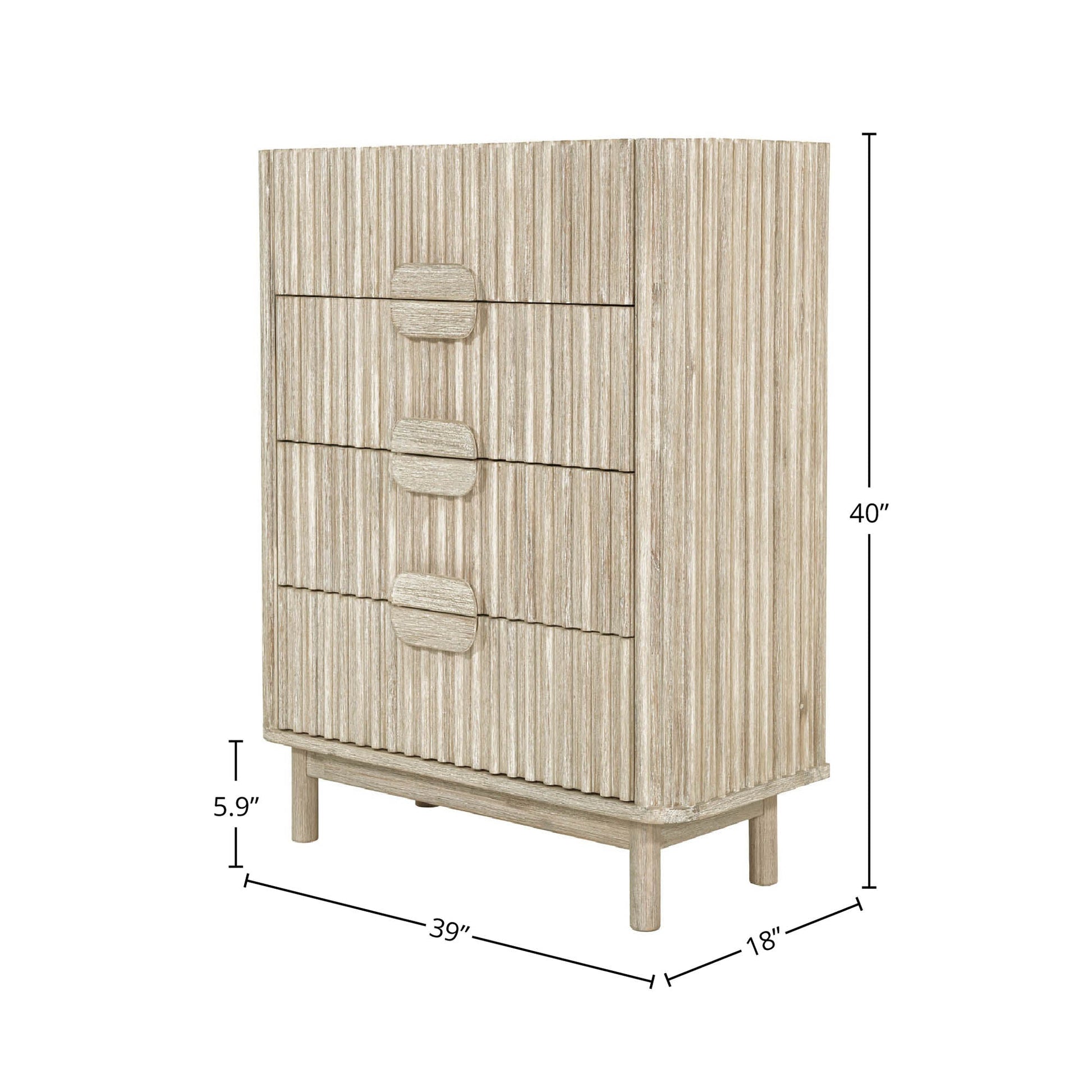 Oasis 4 Drawer Chest - Central Designs