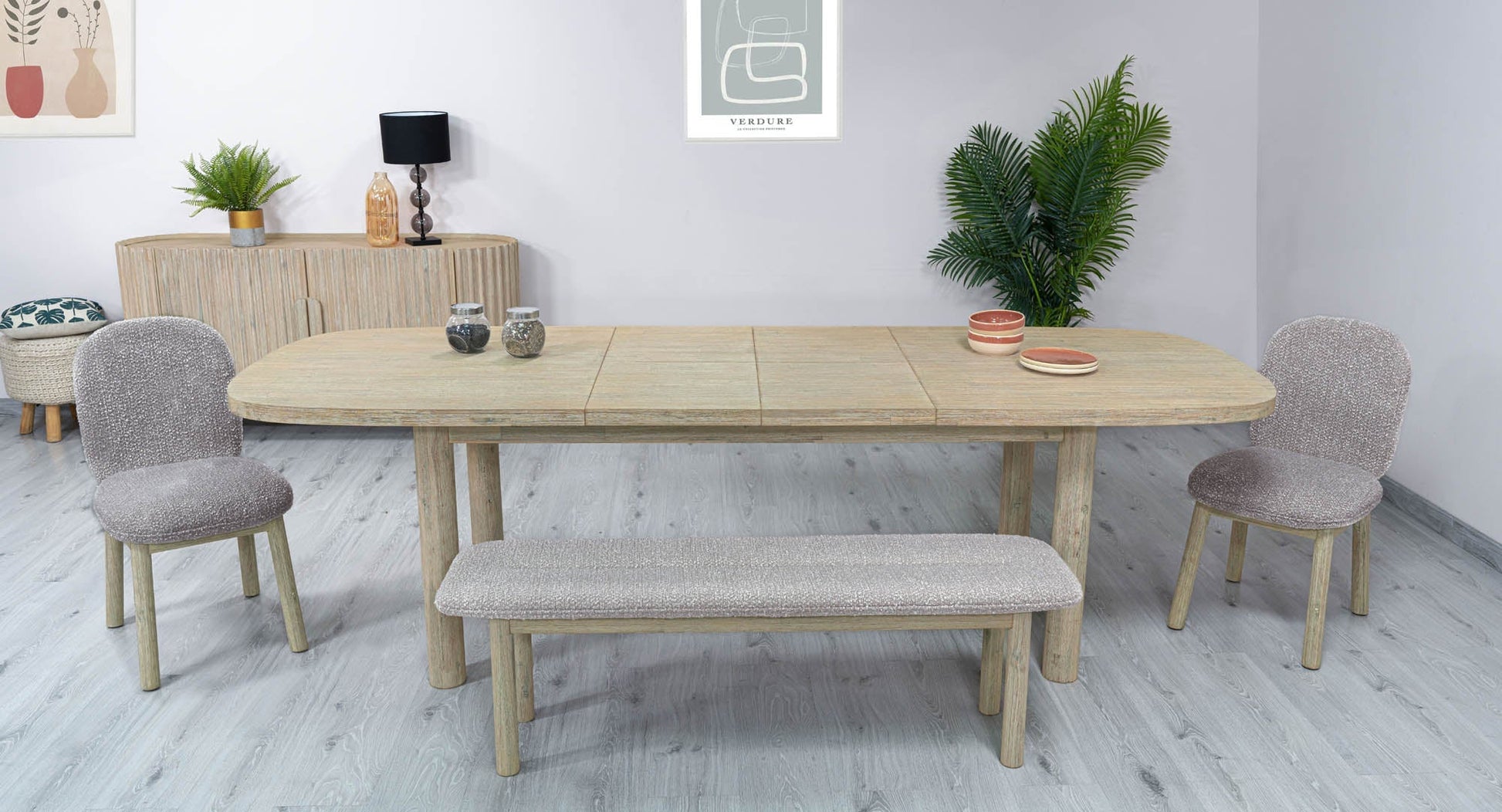 Oasis Extension Dining Table (70"/102") - Central Designs