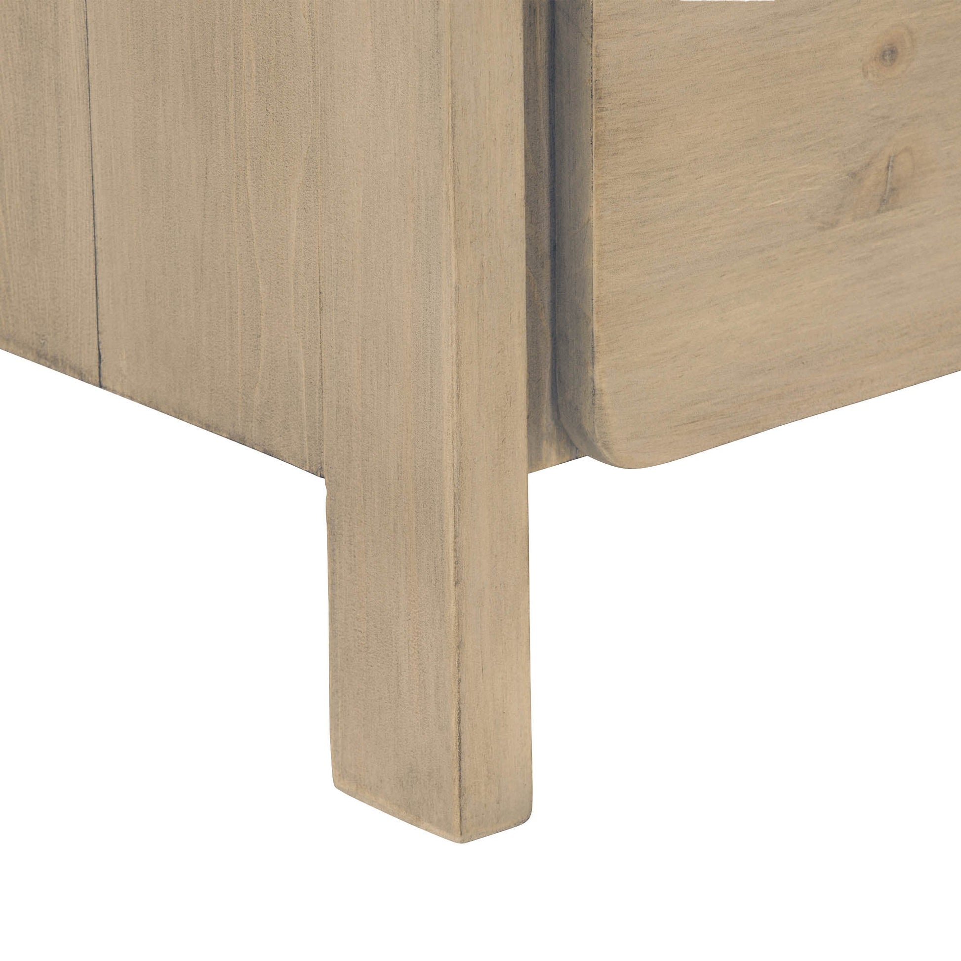Opera 2 Drawer Nightstand - Scrubbed Teak - Central Designs