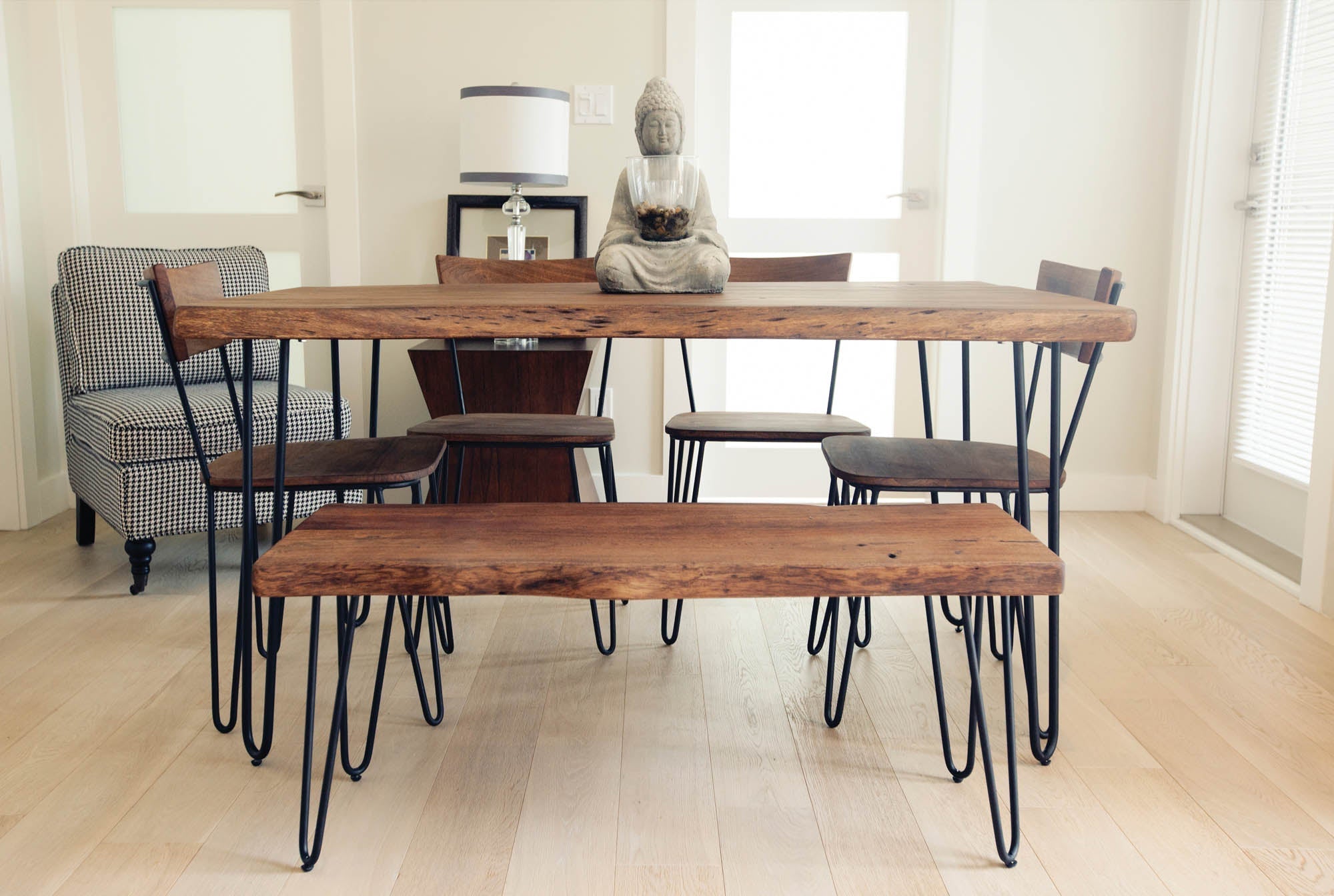 Organic Bench - Matte Brown - Central Designs