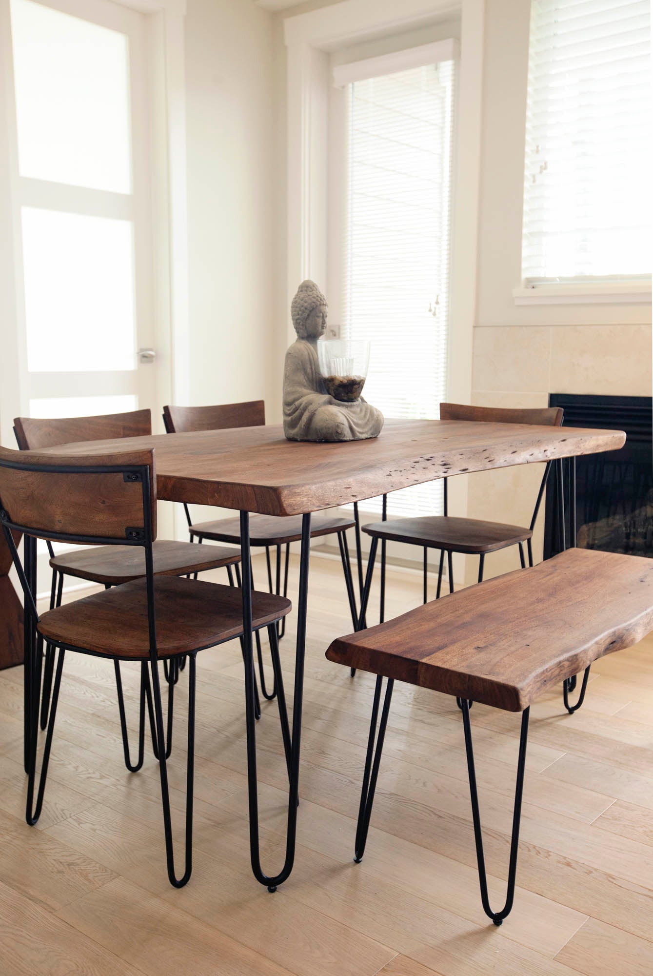 Organic Bench - Matte Brown - Central Designs