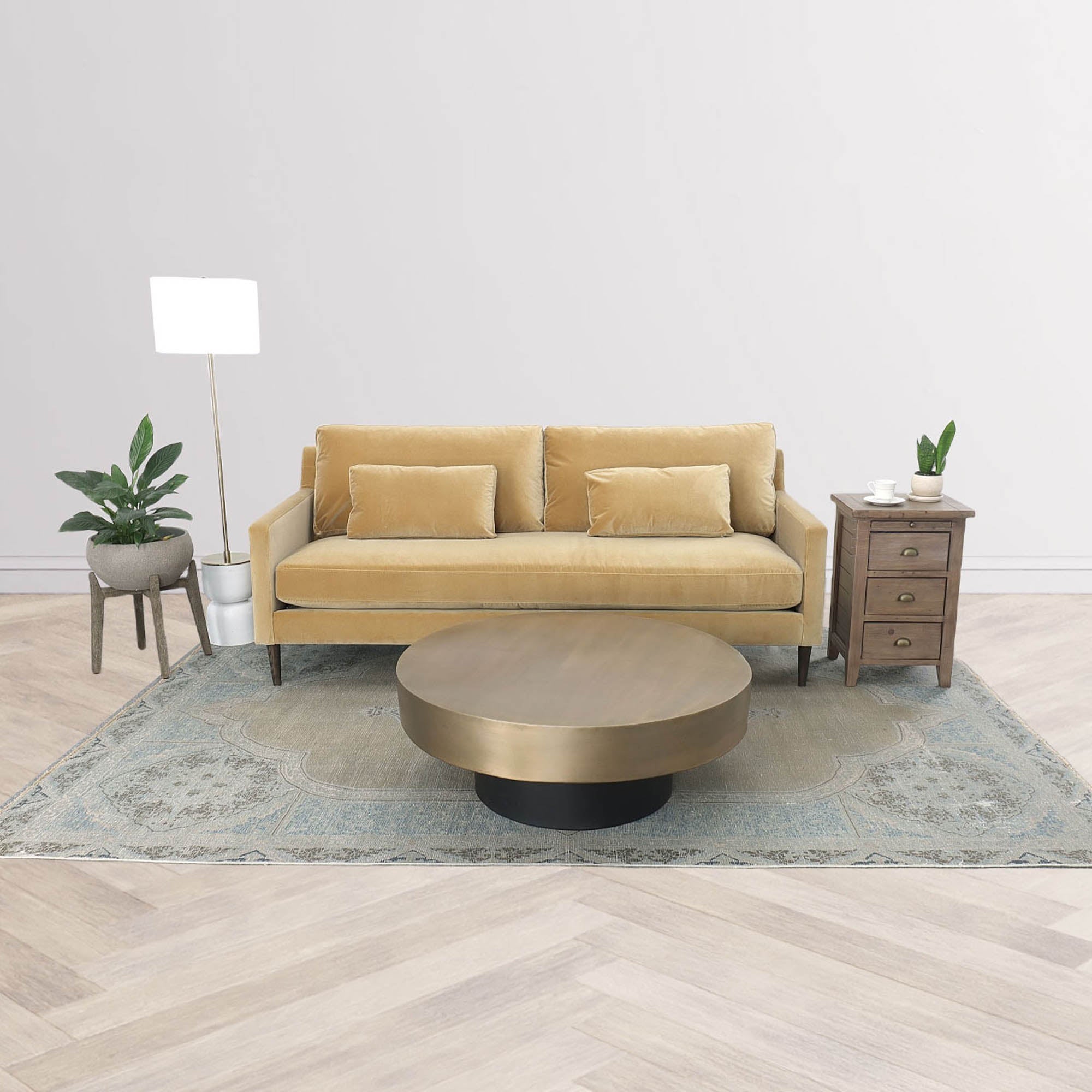 Patio Large Standing Urn - Brown Stone - Central Designs