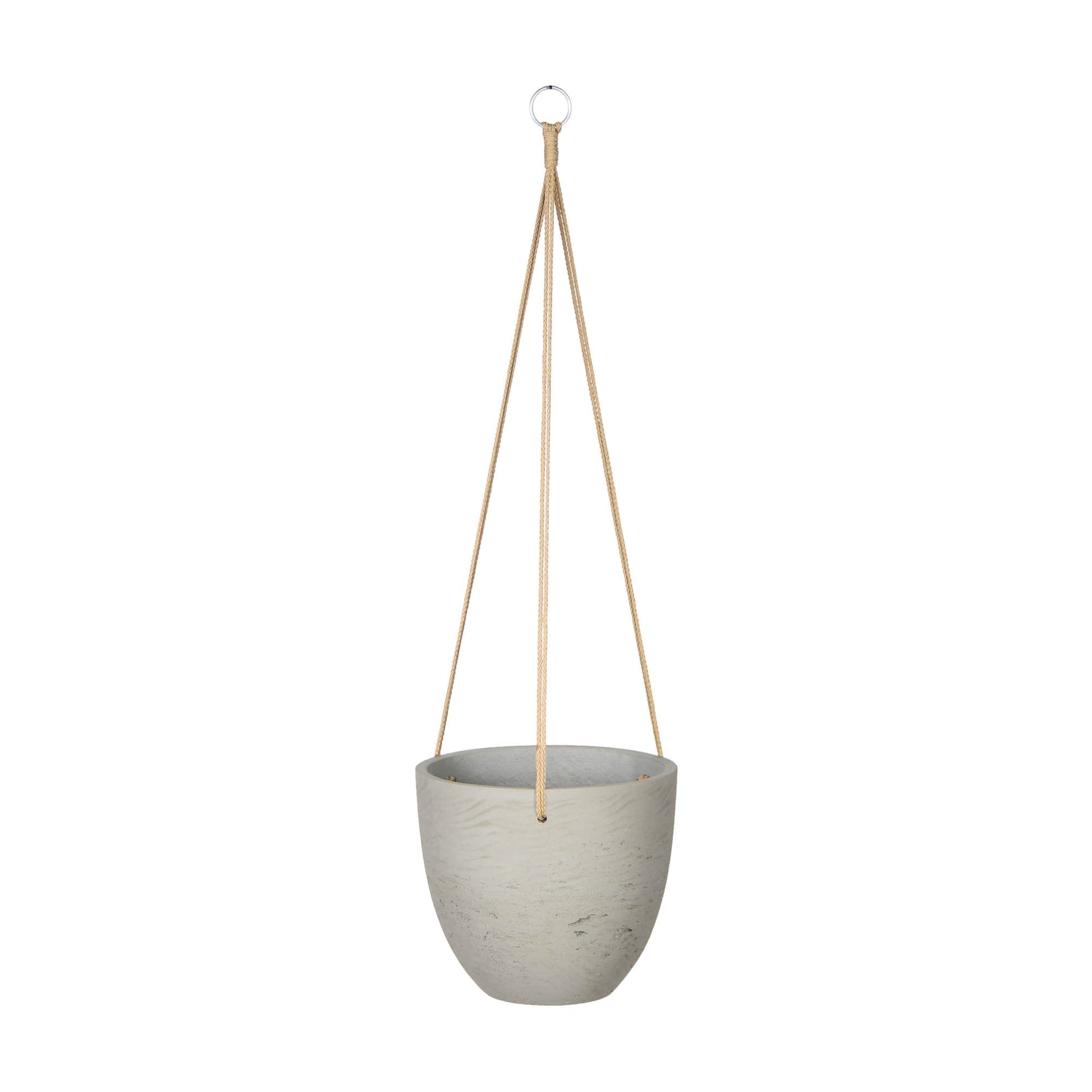 Classic Small Hanging Pot - Cement Grey - Central Designs