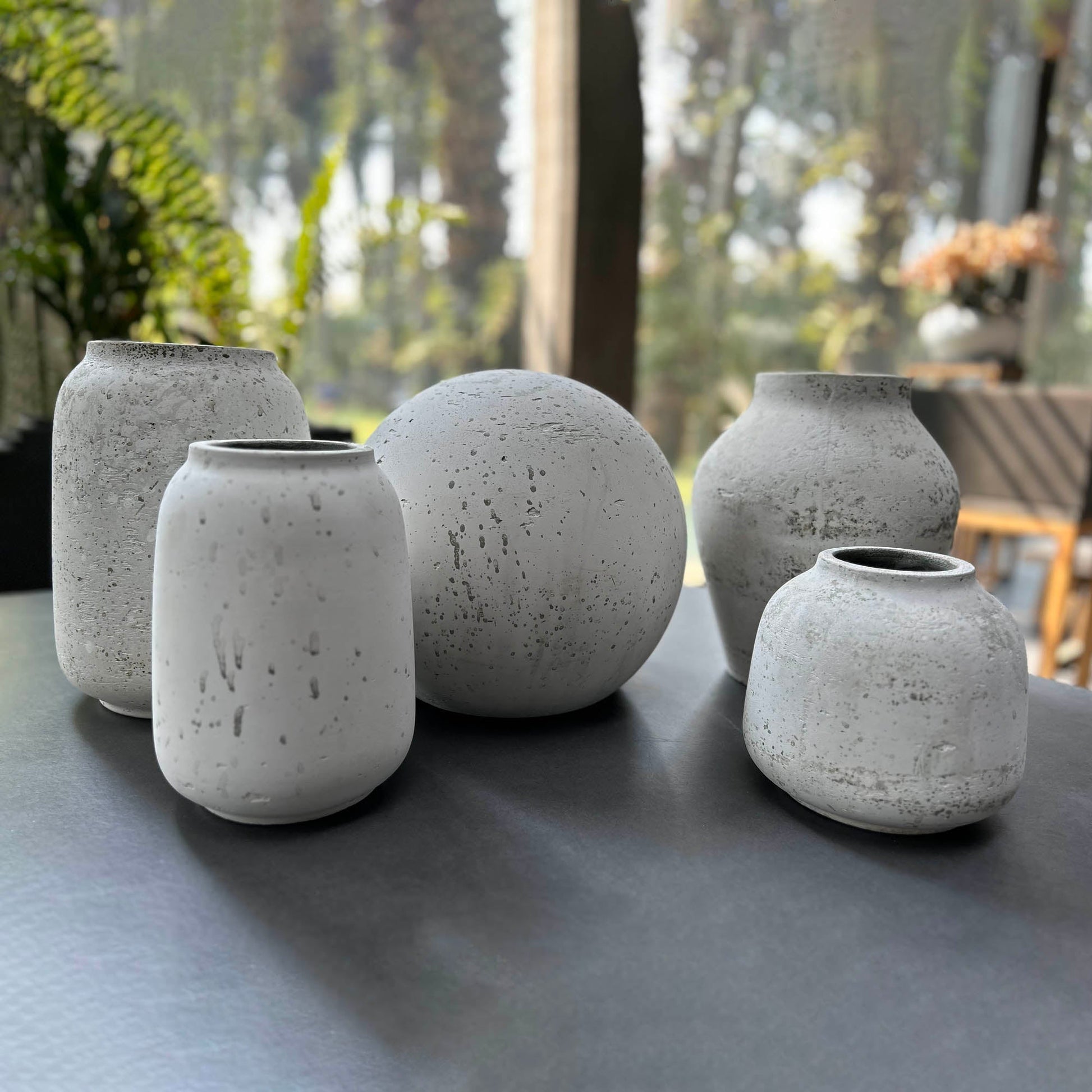 Taxco Medium Vase - Antique White - Central Designs