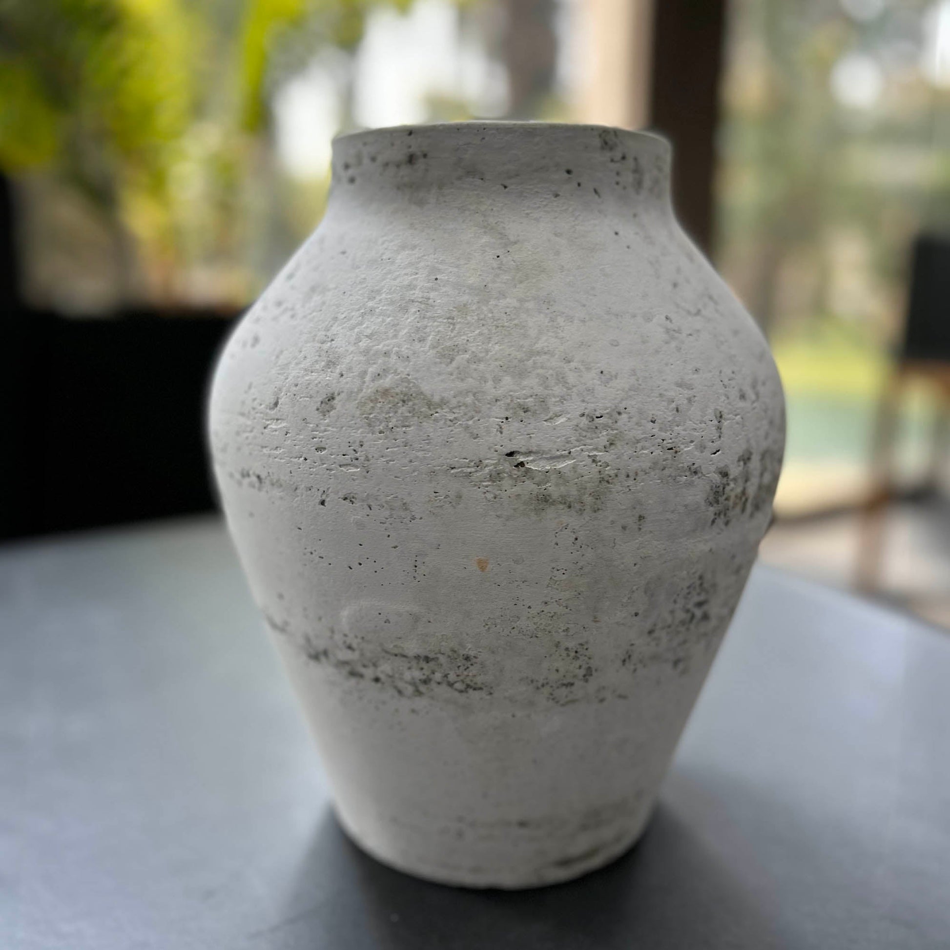 Amphora Medium Vase - Antique White - Central Designs