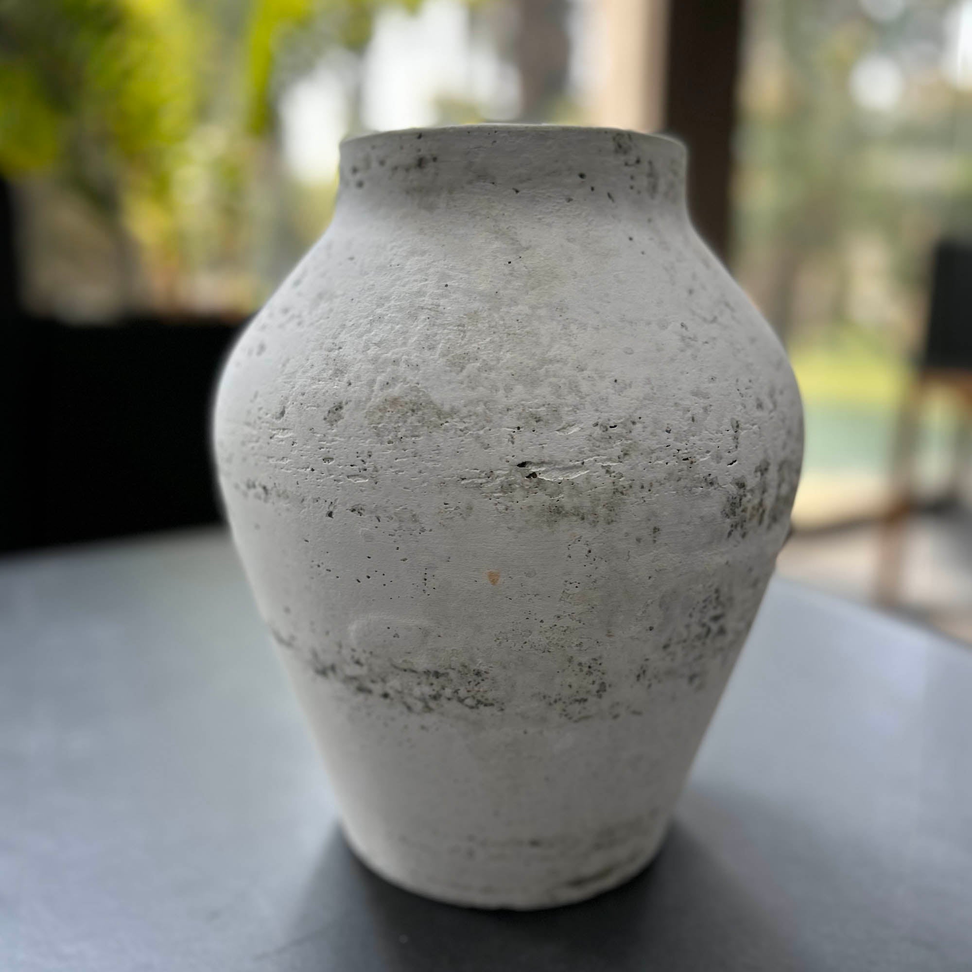 Amphora Medium Vase - Antique White - Central Designs