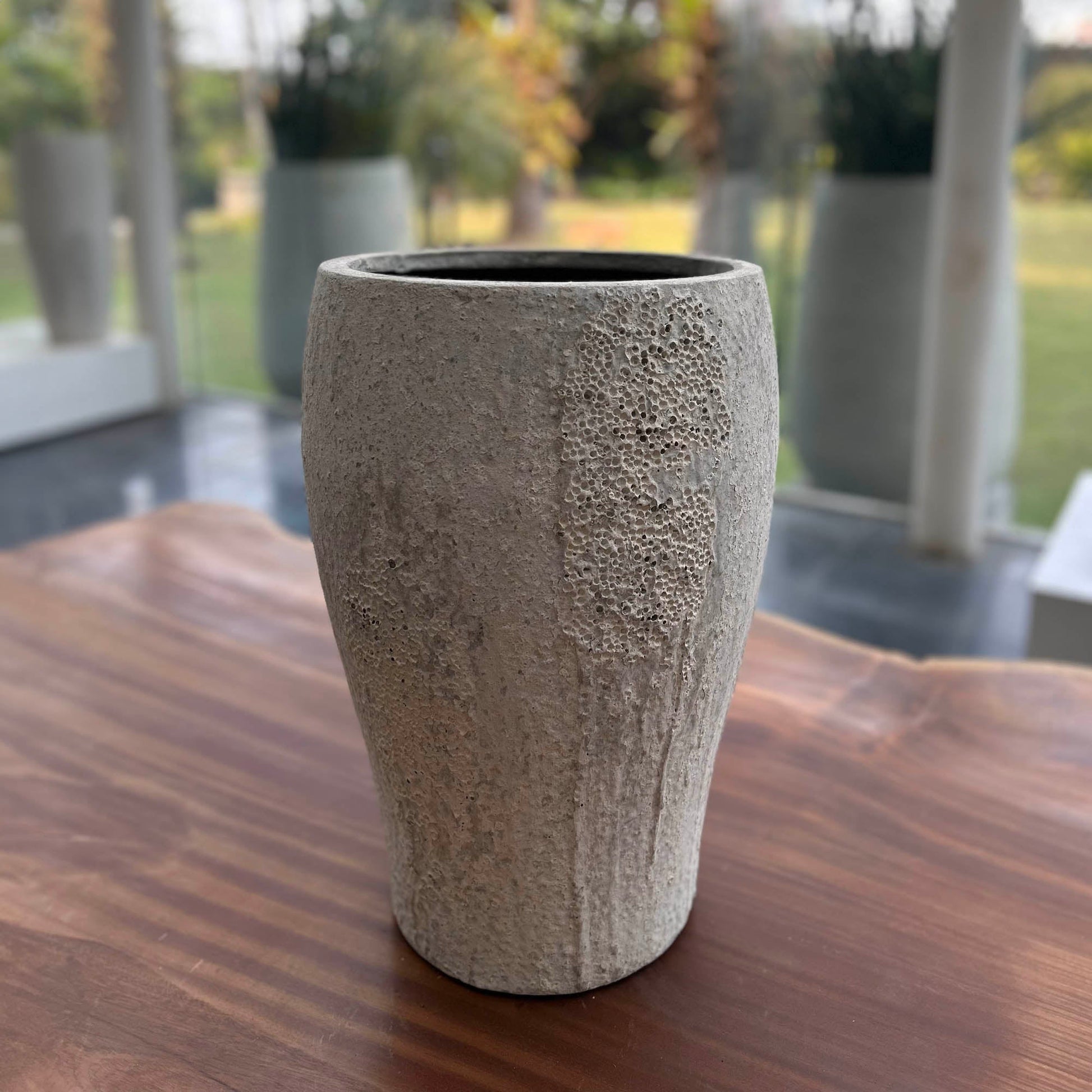 Uxmal Large Pot - Antique White - Central Designs