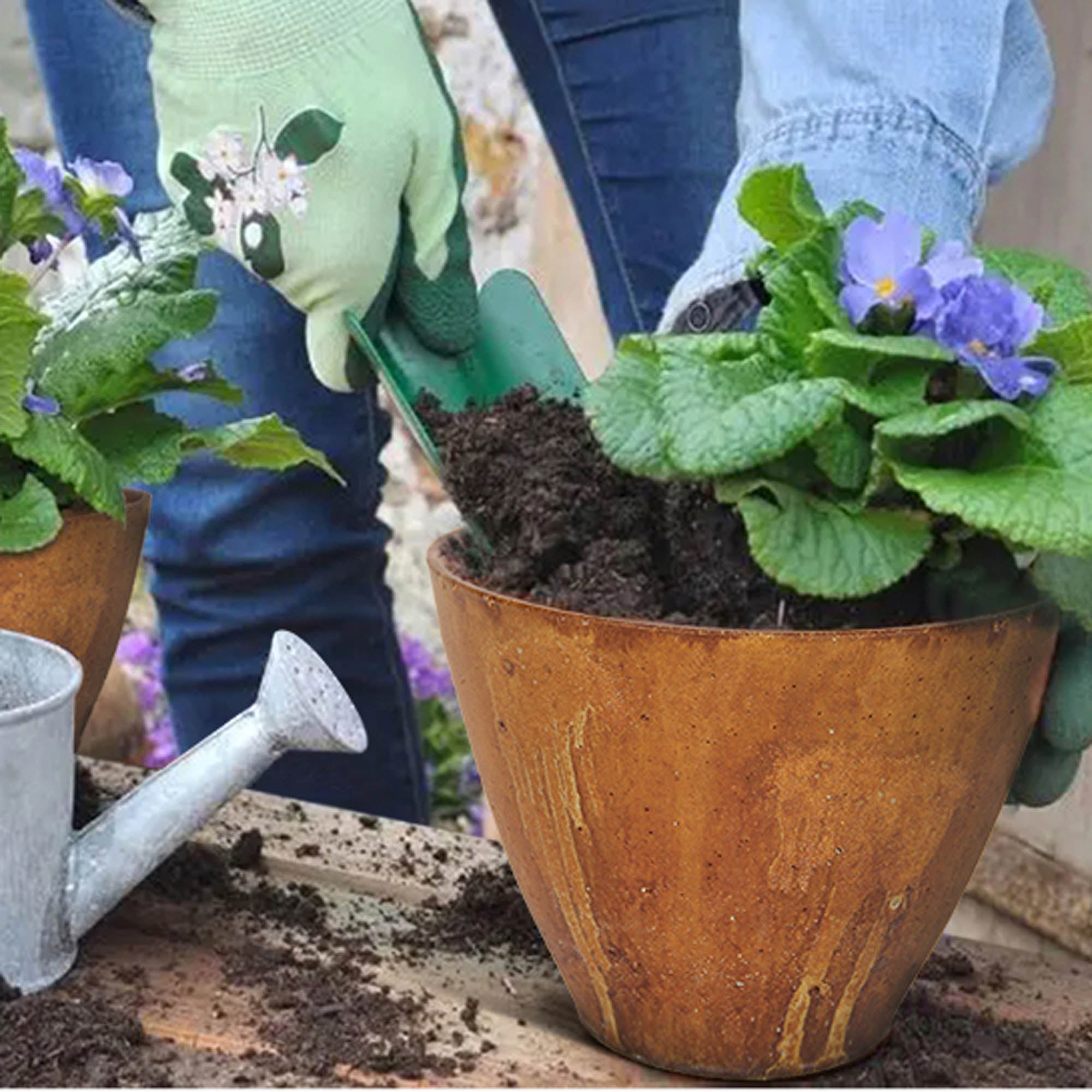 Rustic Conical Bowl - Corten - Central Designs