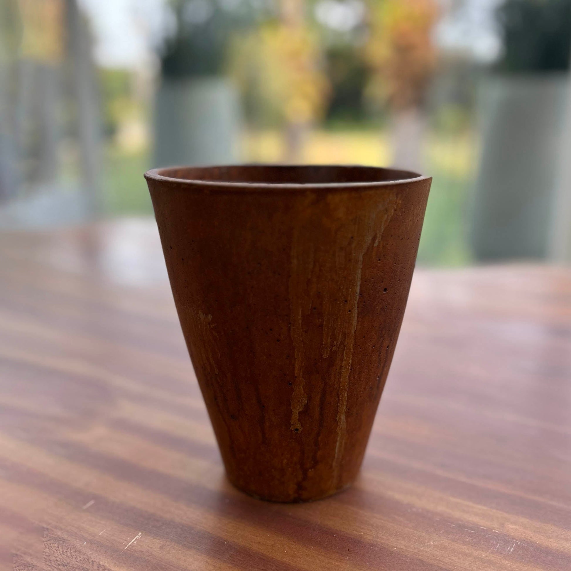 Rustic Medium Vase - Corten - Central Designs