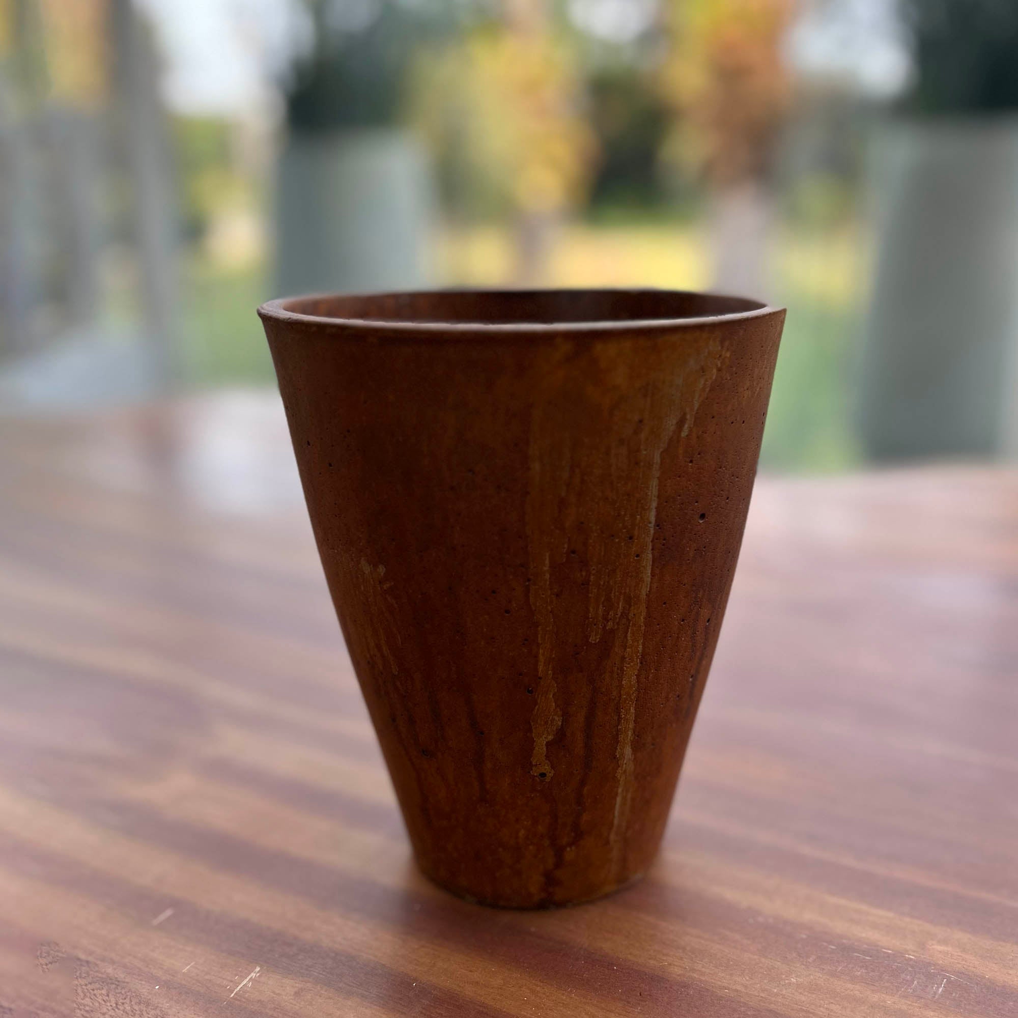 Rustic Small Vase - Corten - Central Designs