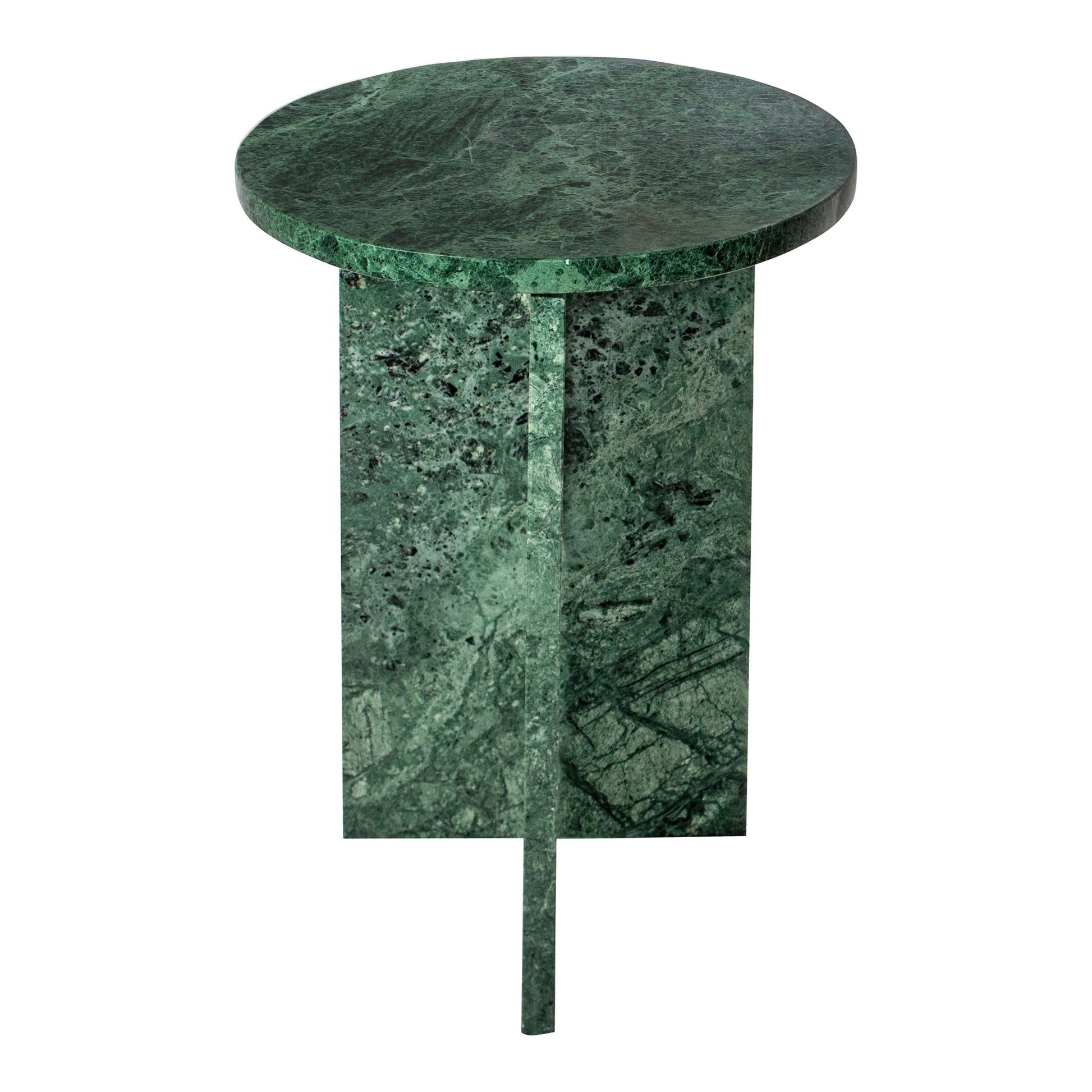 Grace Accent Table Green Marble - Central Designs