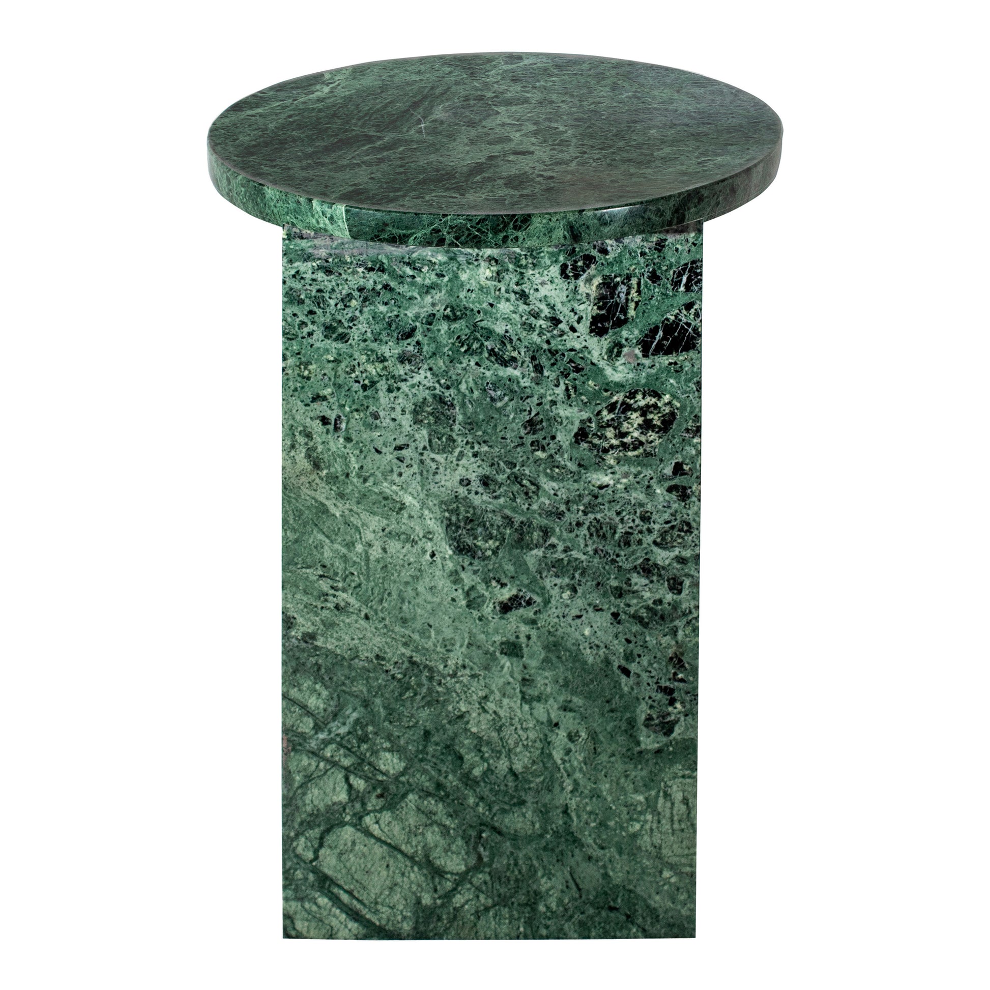 Grace Accent Table Green Marble - Central Designs