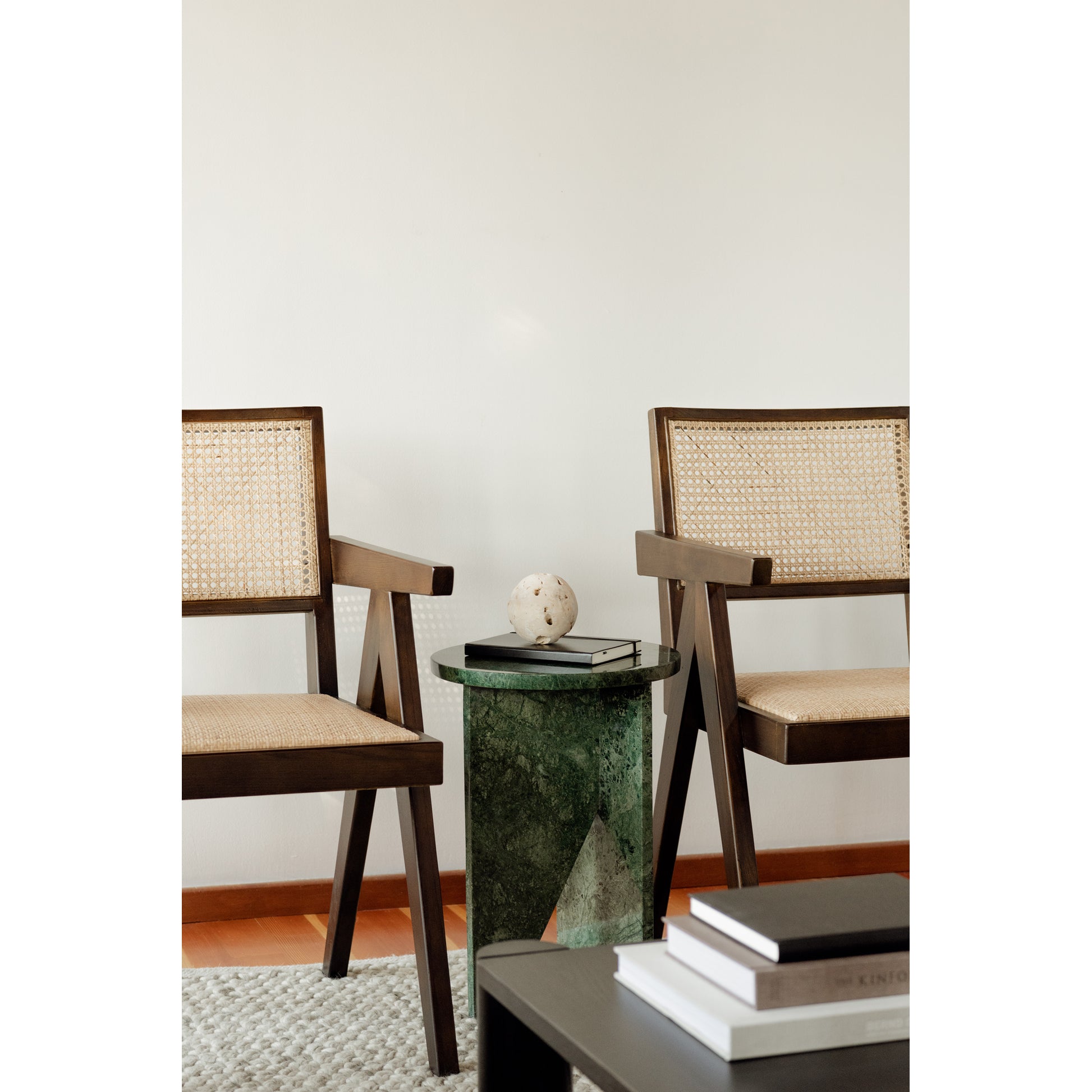 Grace Accent Table Green Marble - Central Designs