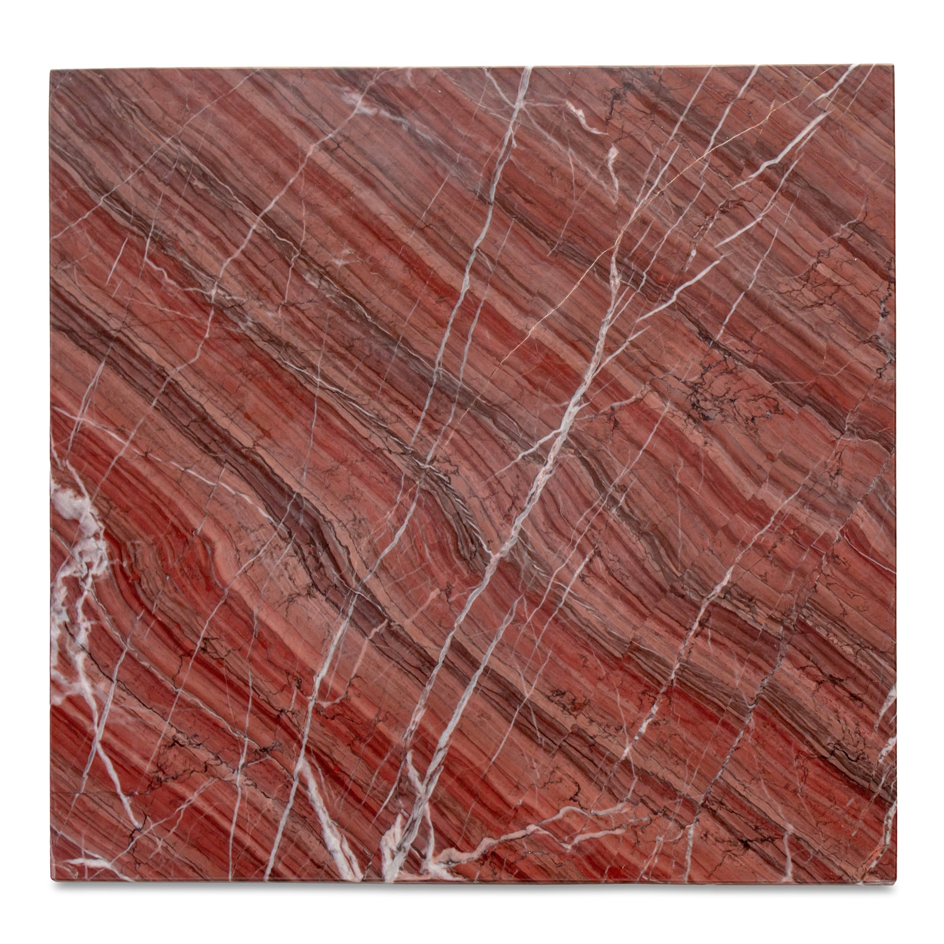 Blair Accent Table Rosso Levanto Marble - Central Designs