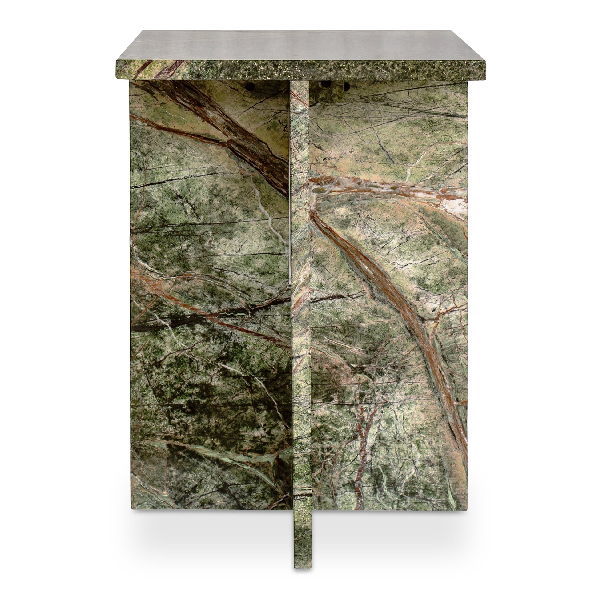 Blair Accent Table Rainforest Green Marble - Central Designs