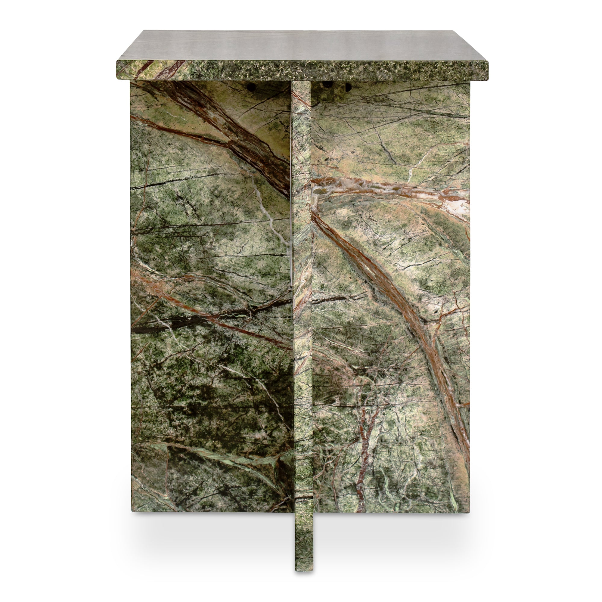 Blair Accent Table Rainforest Green Marble - Central Designs