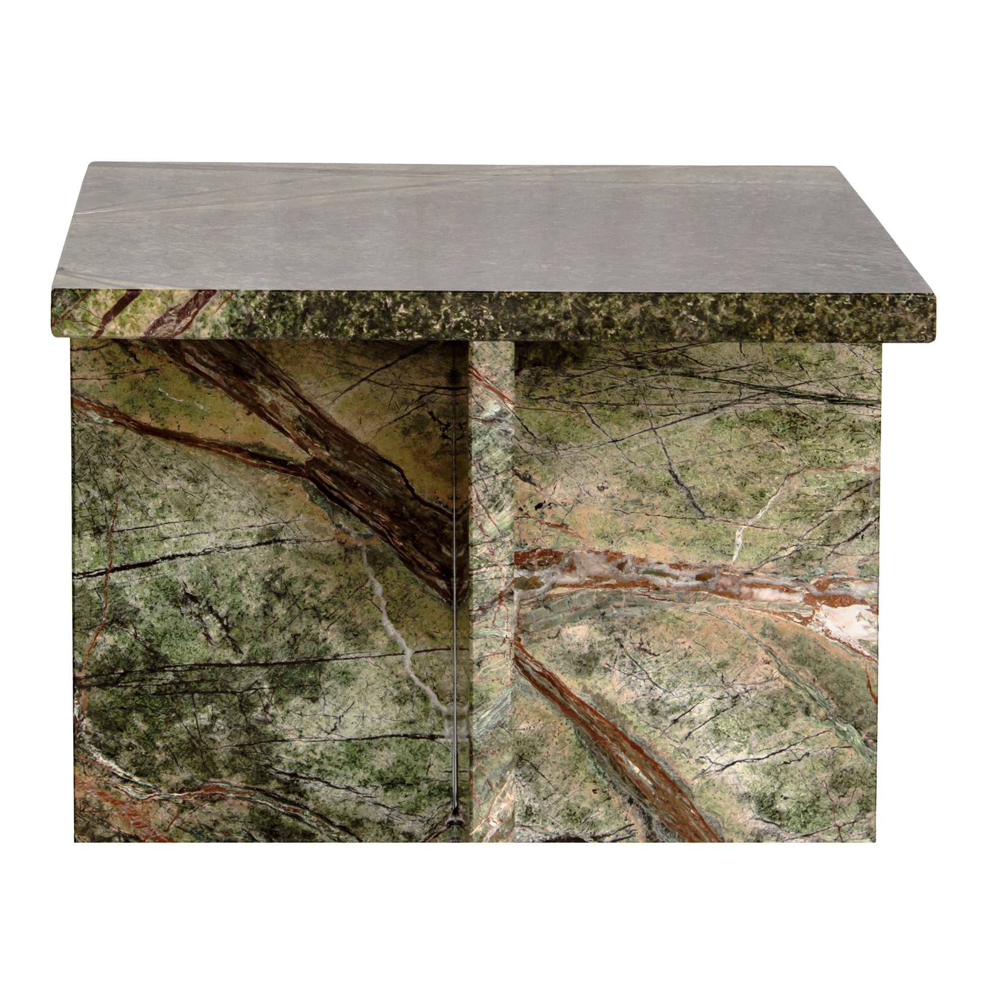 Blair Accent Table Rainforest Green Marble - Central Designs